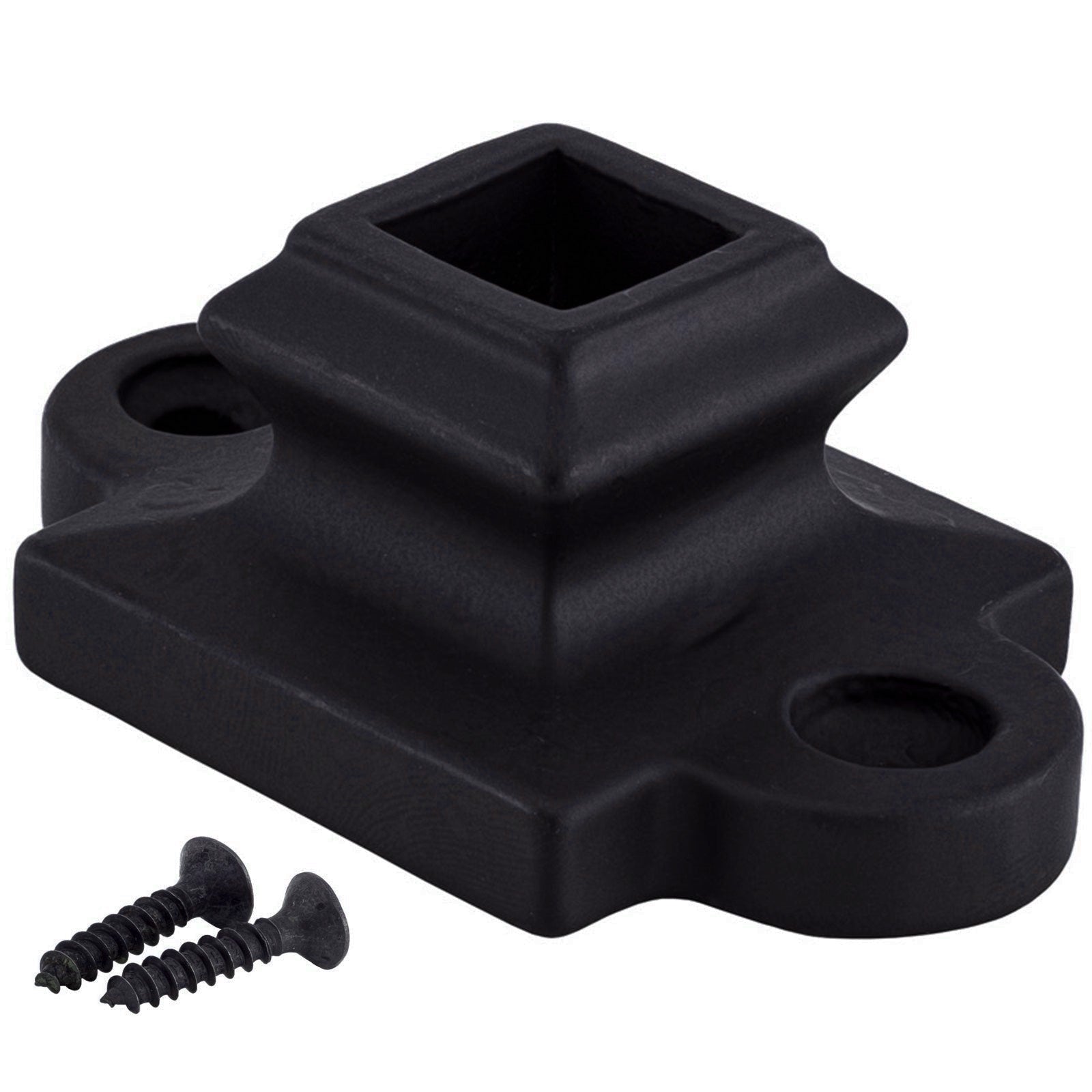 Baluster Shoe 9066DE - Square 1/2" - Flat Shoe w/ Side Mount Screws