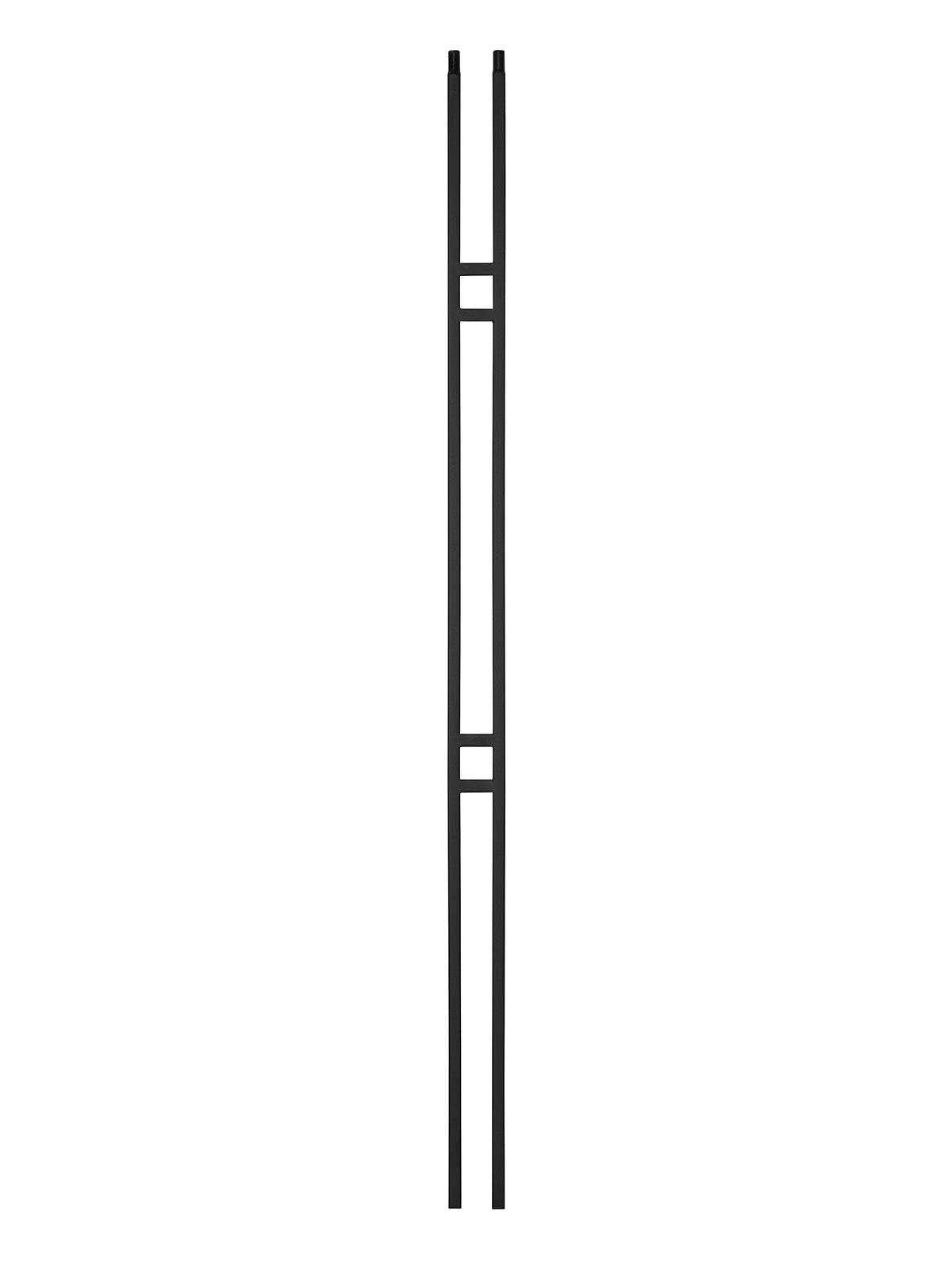 Iron Baluster 9087 - 1/2" Square - Double Square