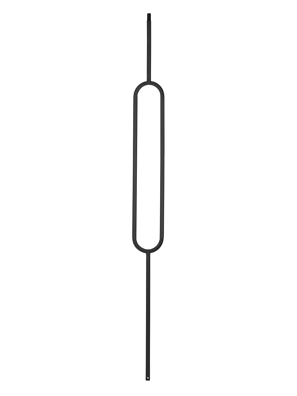 Iron Baluster 9088 - 1/2" Square - 20-3/4" Contemporary Oval