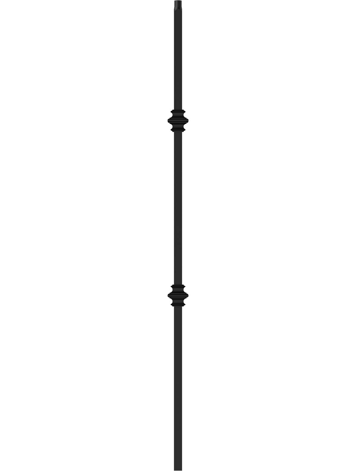 Mega Iron Baluster 9907 - 3/4" Square - Double Knuckle