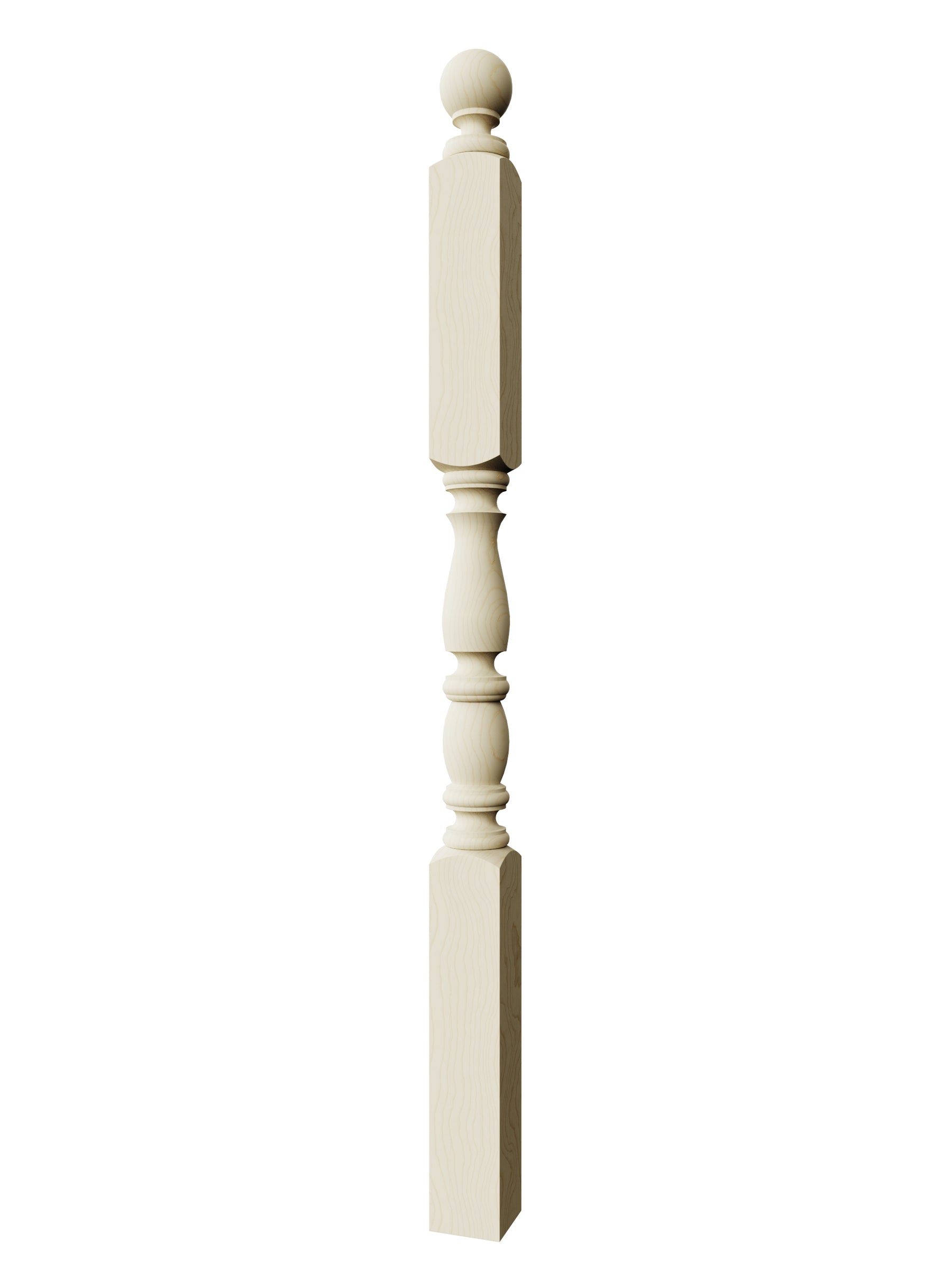 Bordeaux 955BT Series Ball Top Newel Post (3")