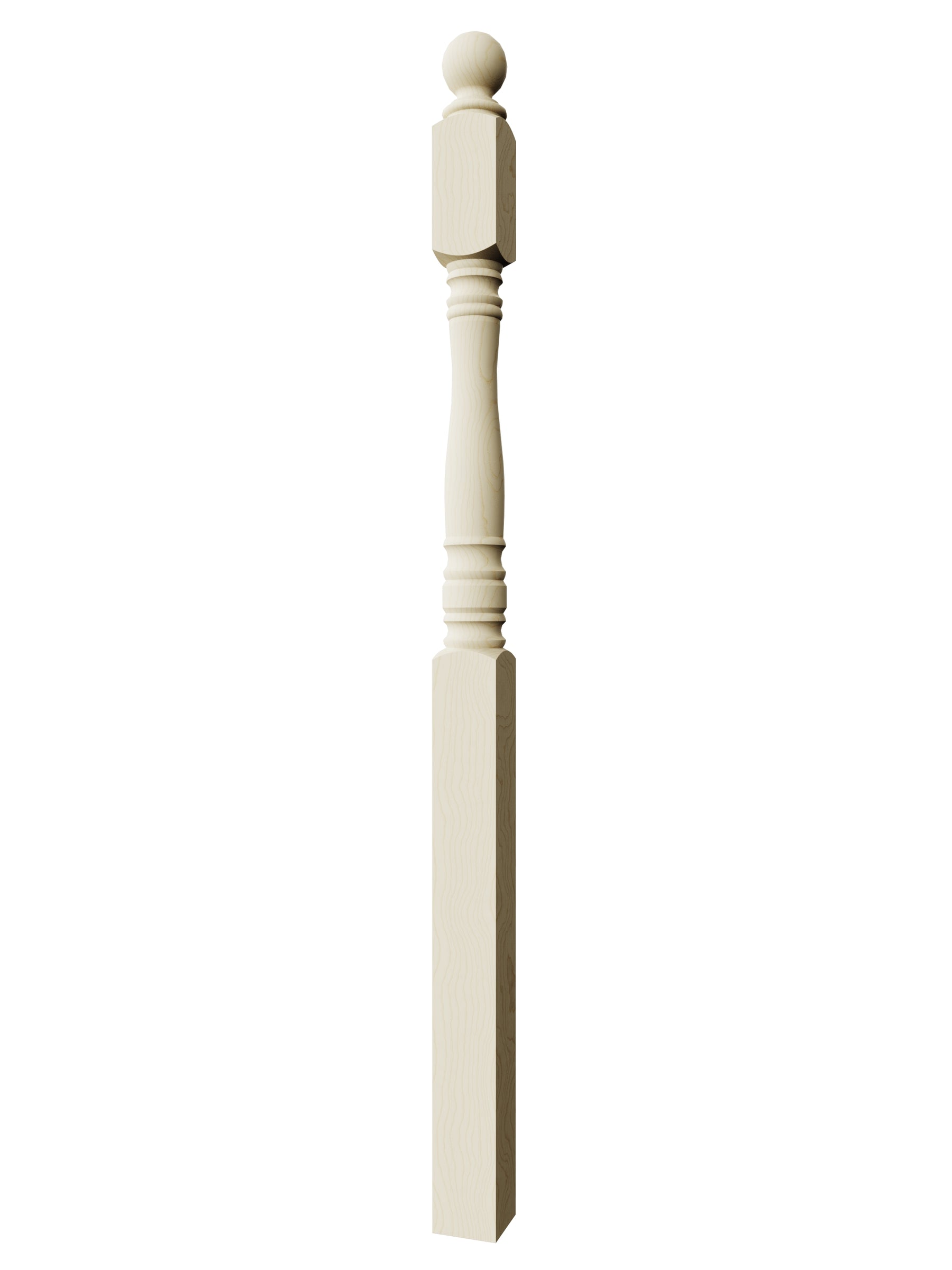 Hampton 3500BT Series Ball Top Newel Post (3")