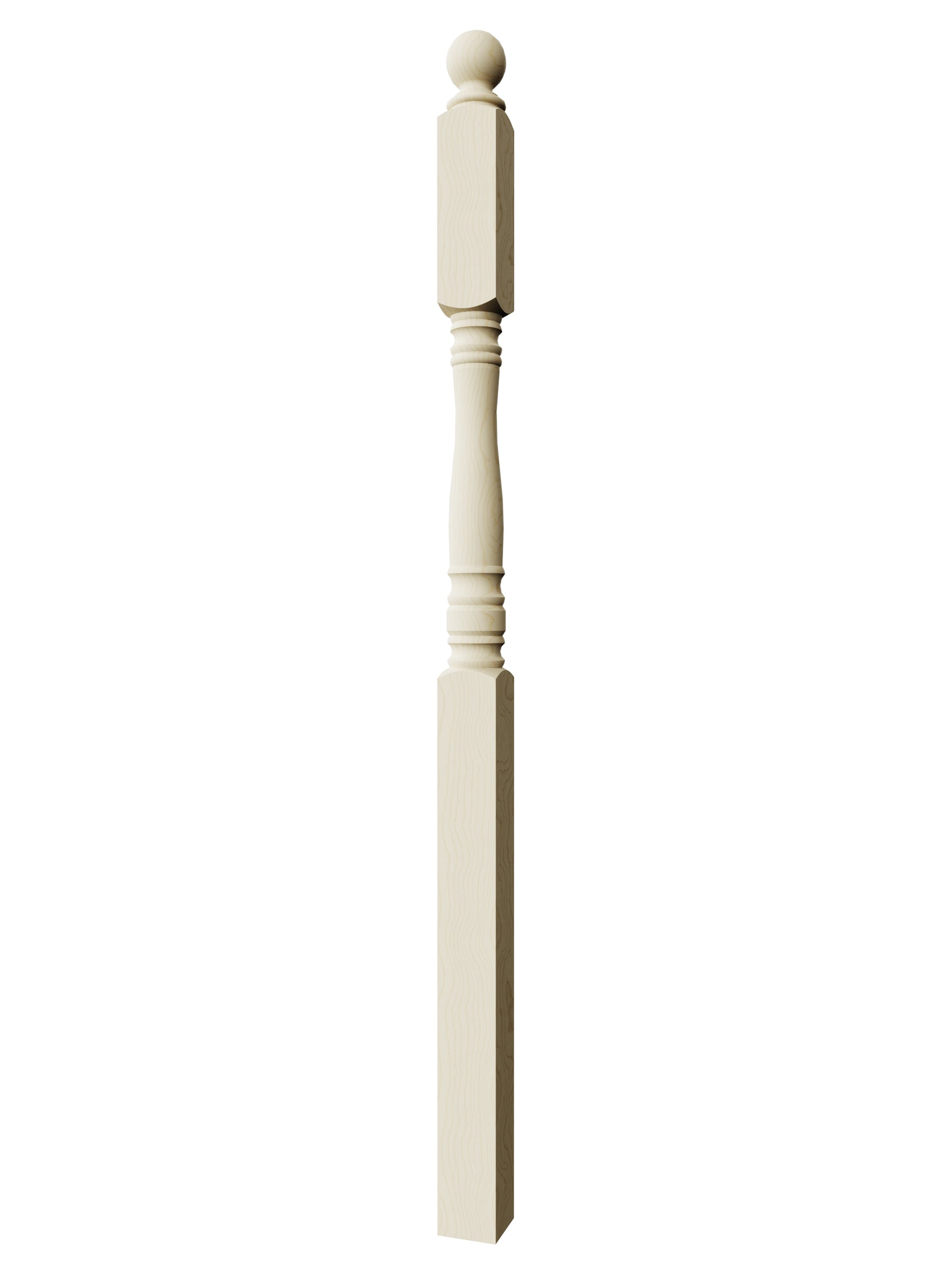 Hampton 3500BT Series Ball Top Newel Post (3")