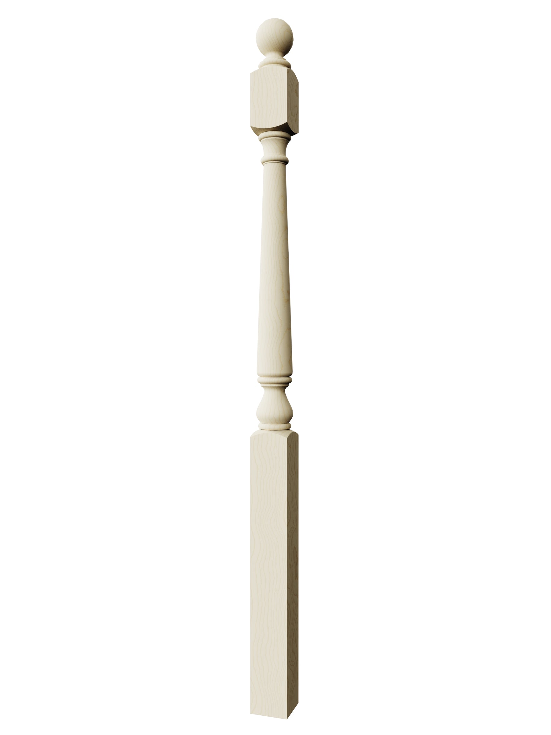 Colonial 4010BT Series Ball Top Newel Post (3")