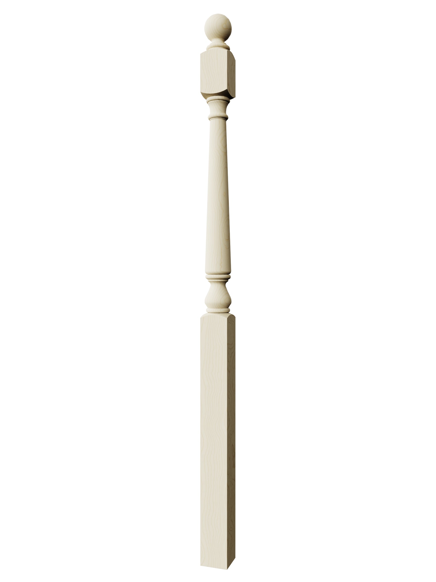 Colonial 4010BT Series Ball Top Newel Post (3")