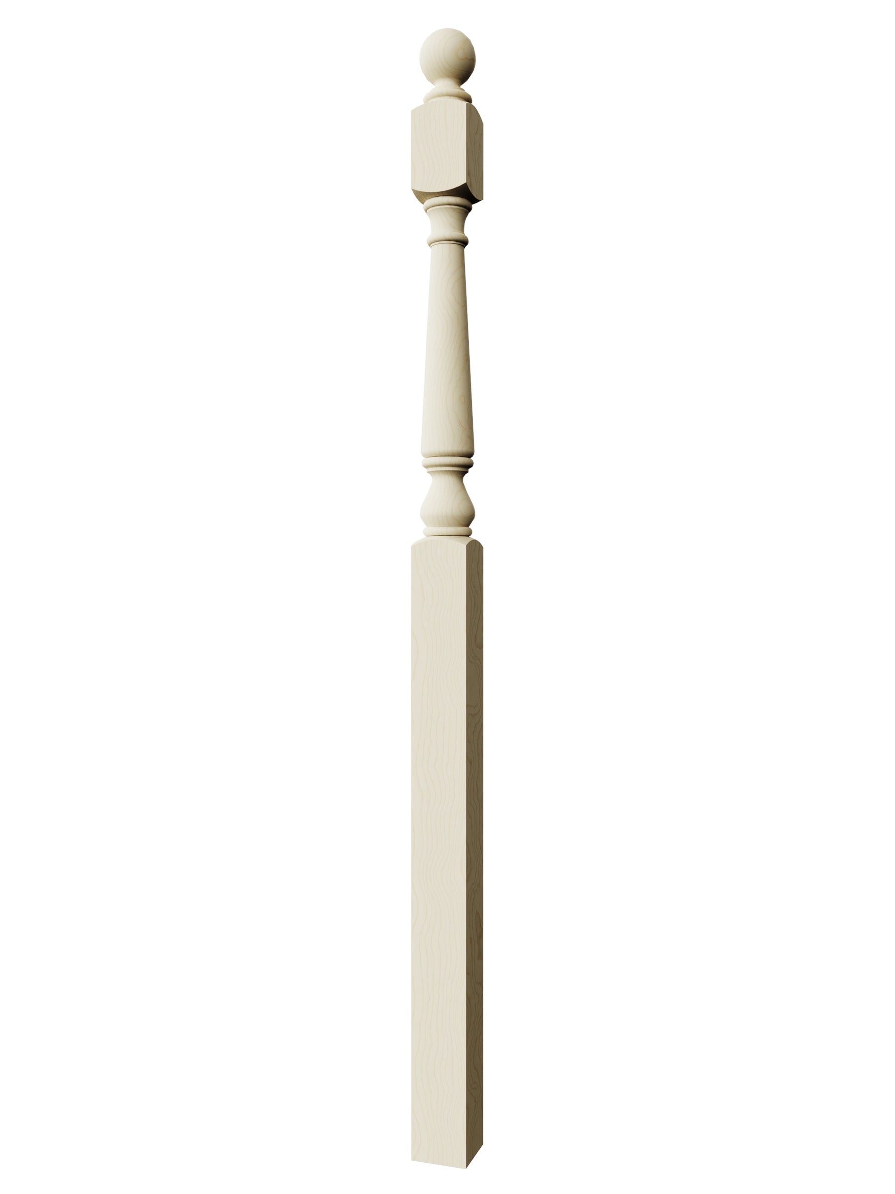 Colonial 4010BTS Series Ball Top Newel Post (3")