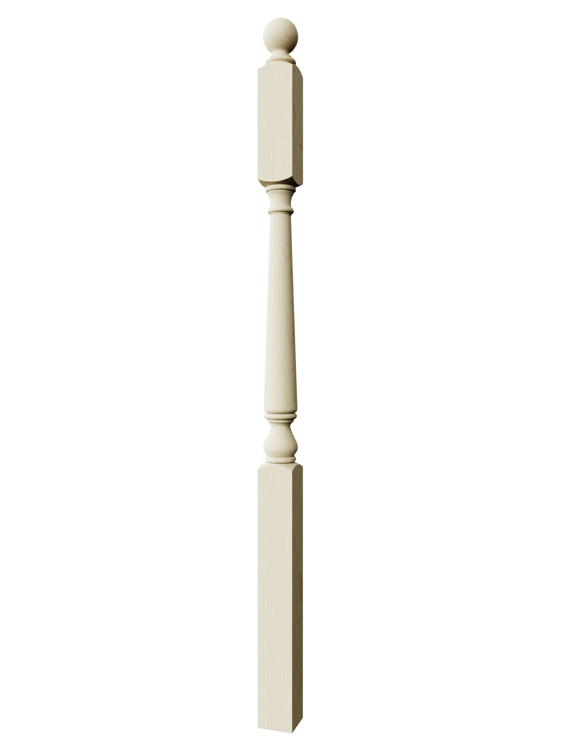 Colonial 4010BT Series Ball Top Newel Post (3")