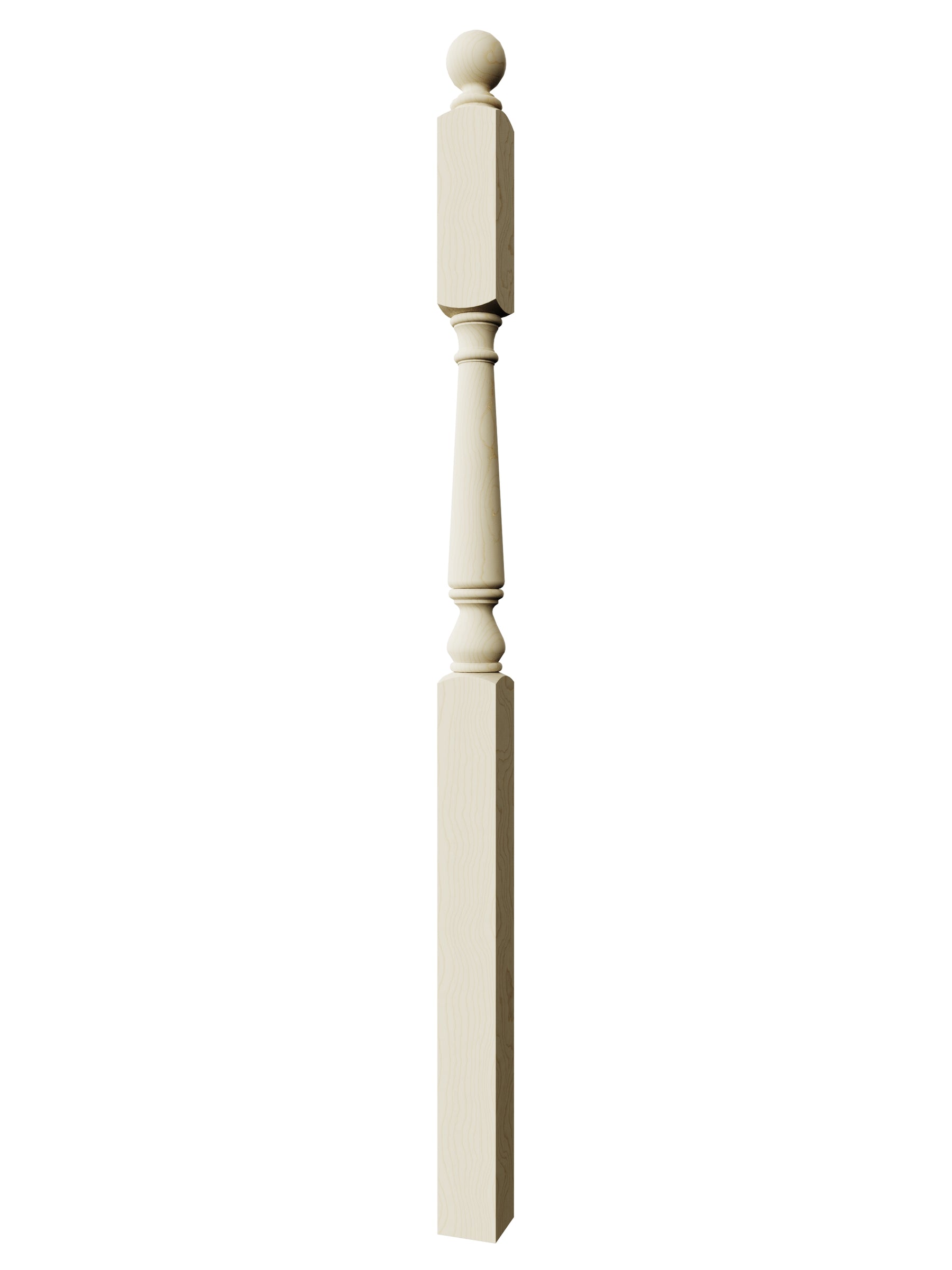 Colonial 4010BTS Series Ball Top Newel Post (3")