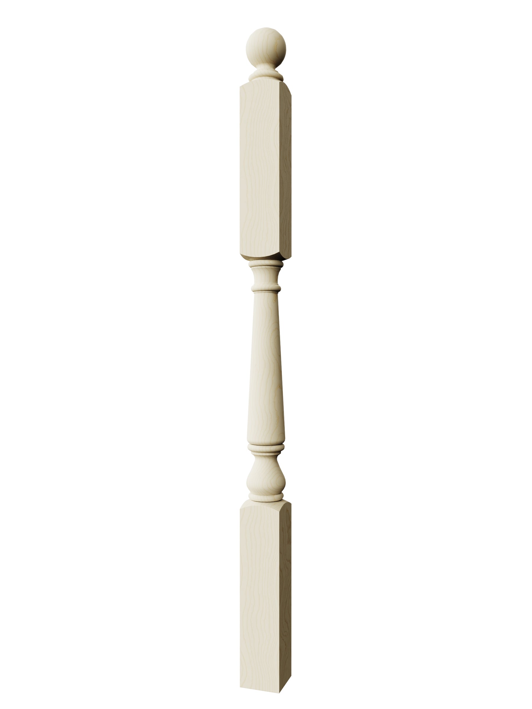 Colonial 4010BTS Series Ball Top Newel Post (3")