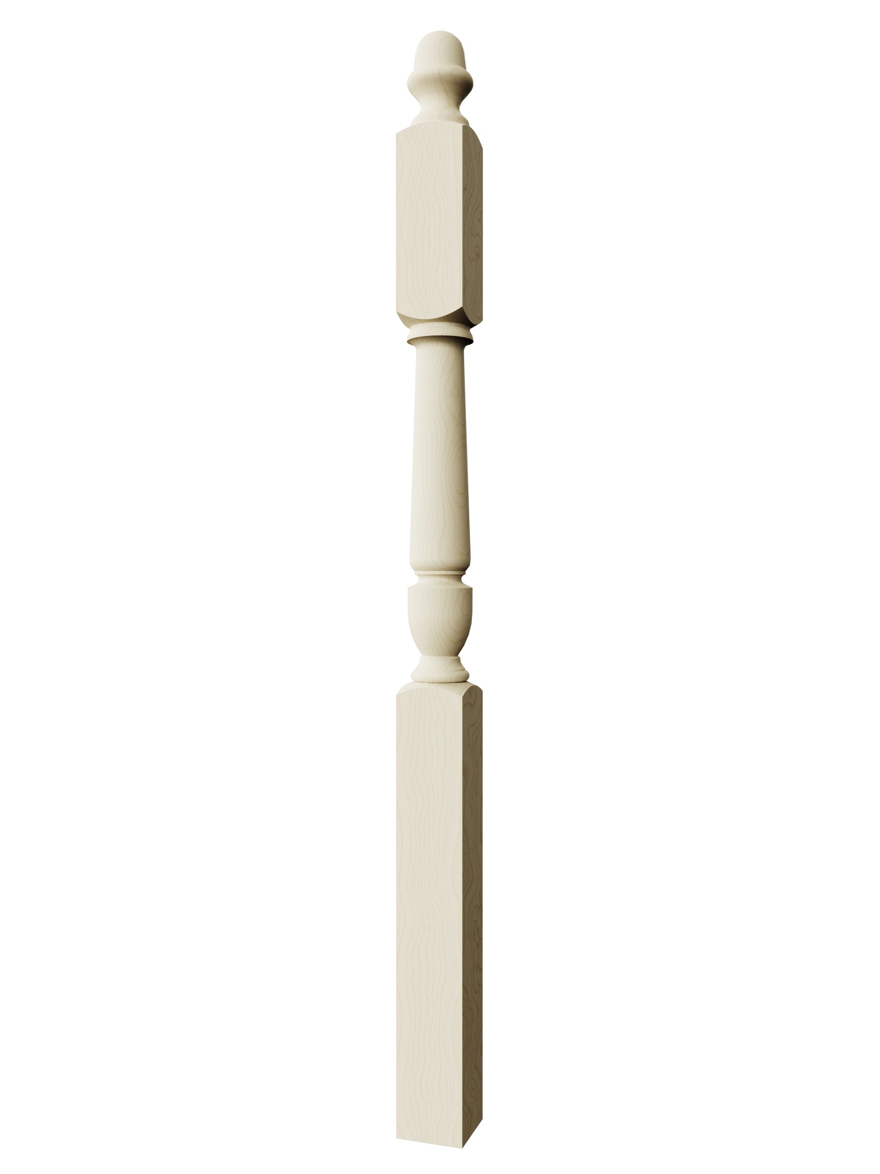 Stockbridge 3010PL-AT Series Acorn Top Newel Post (3-1/2")