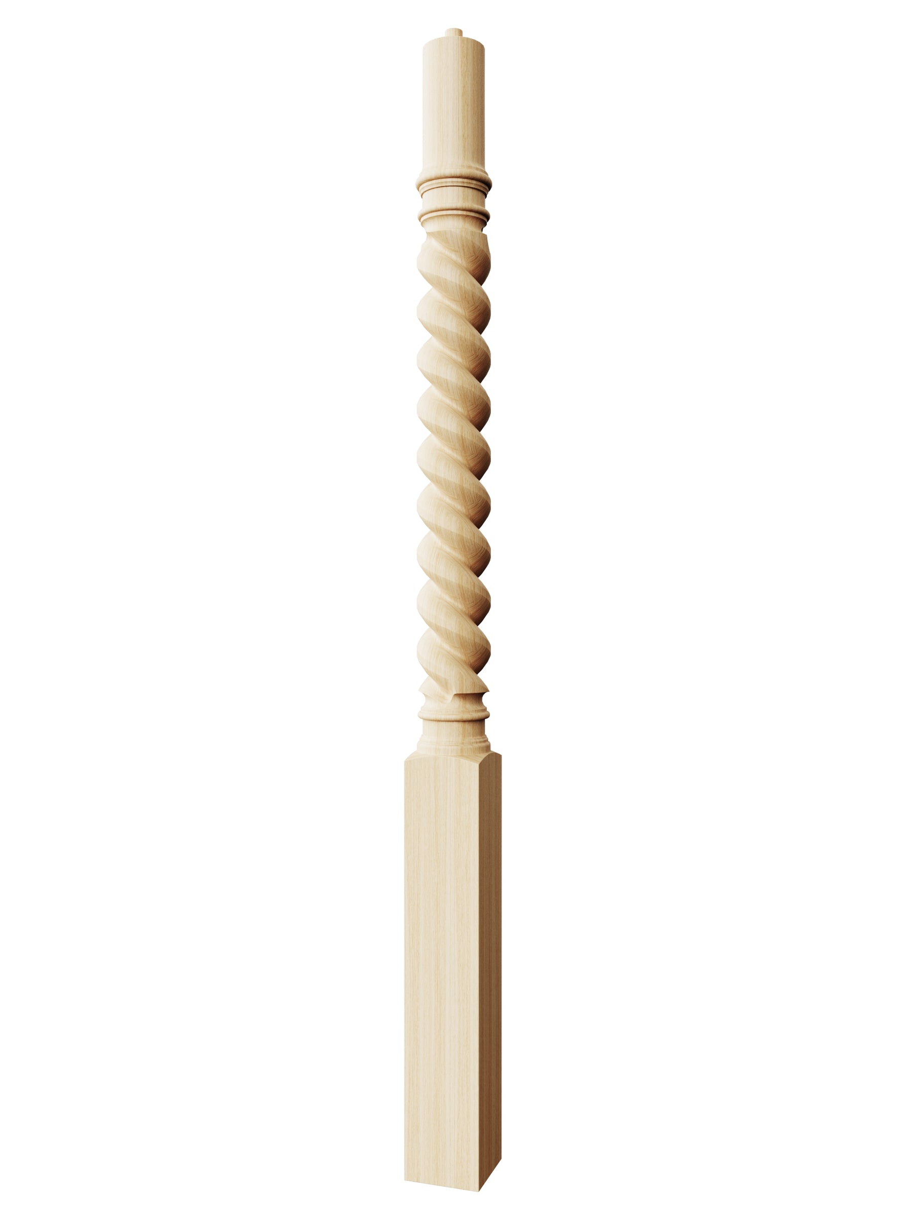 Napoleon Over the Post Newel (Barley Twist)