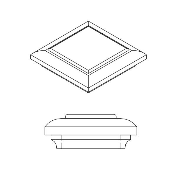 Box Newel Cap D (5461)