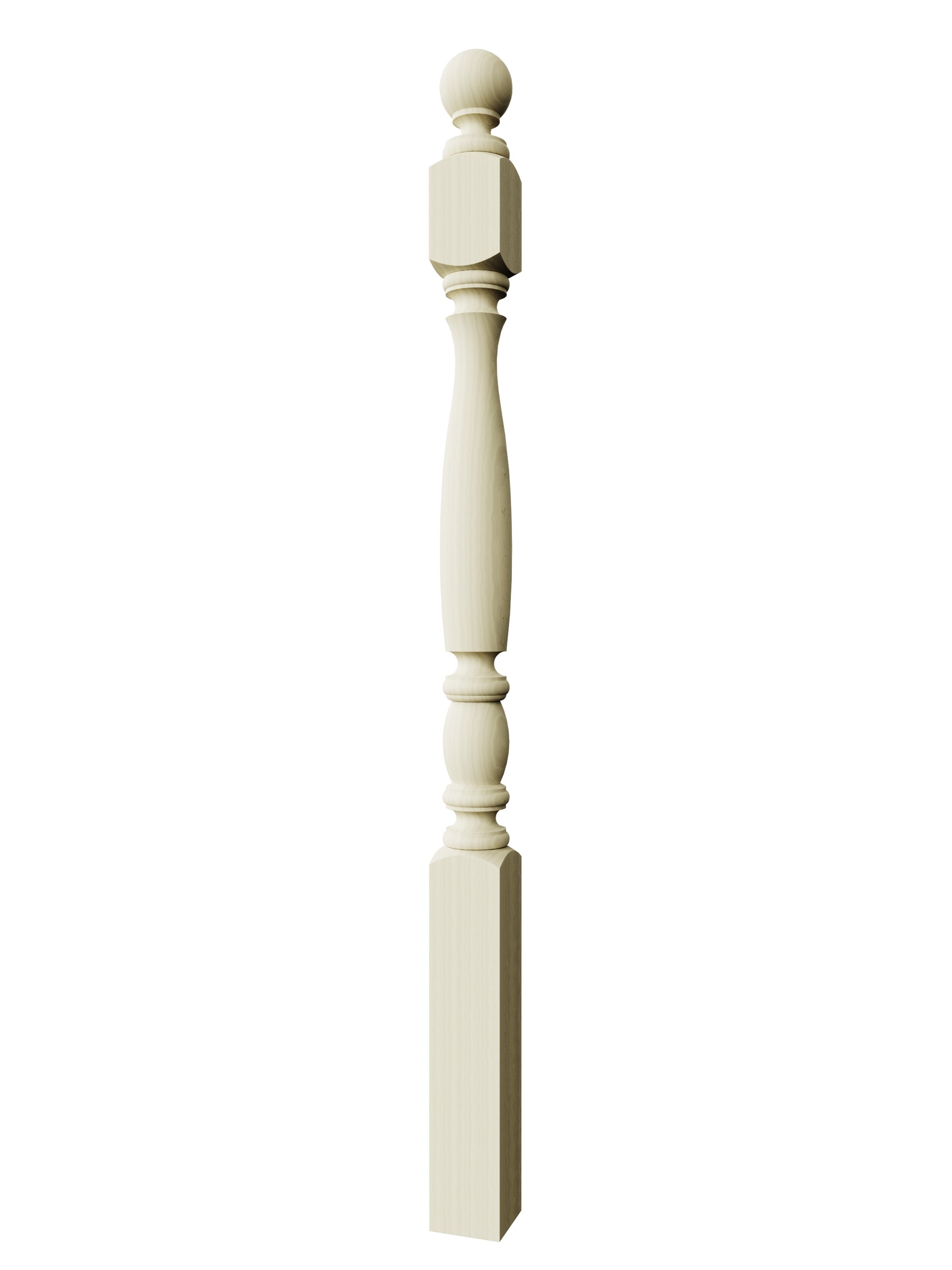 Bordeaux 955BT Series Ball Top Newel Post (3")