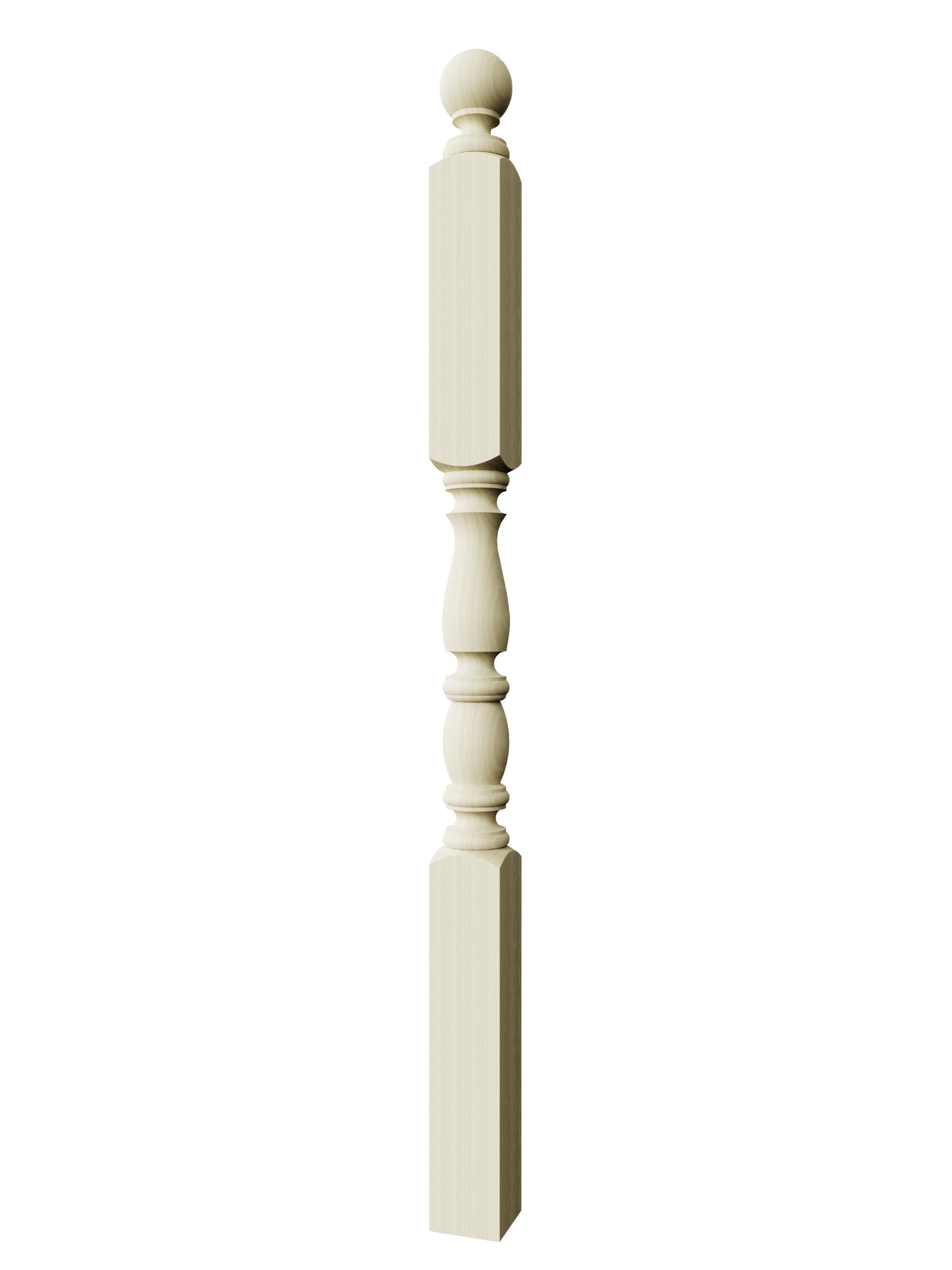 Bordeaux 955BT Series Ball Top Newel Post (3")