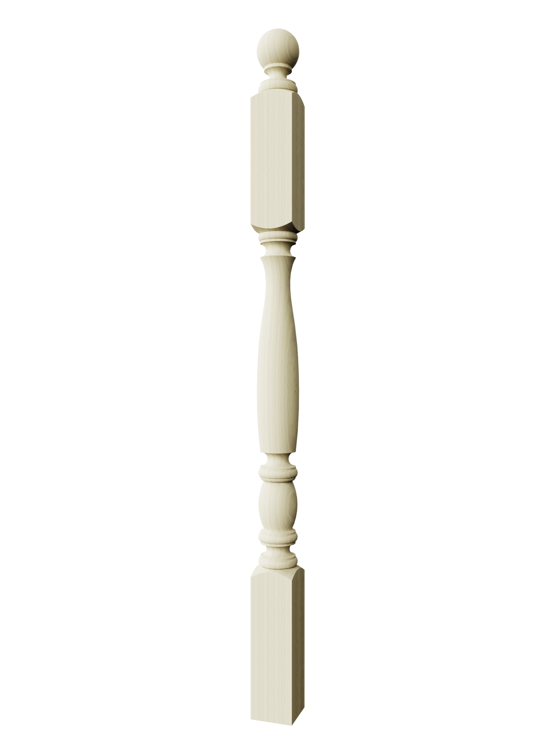 Bordeaux 955BT Series Ball Top Newel Post (3")