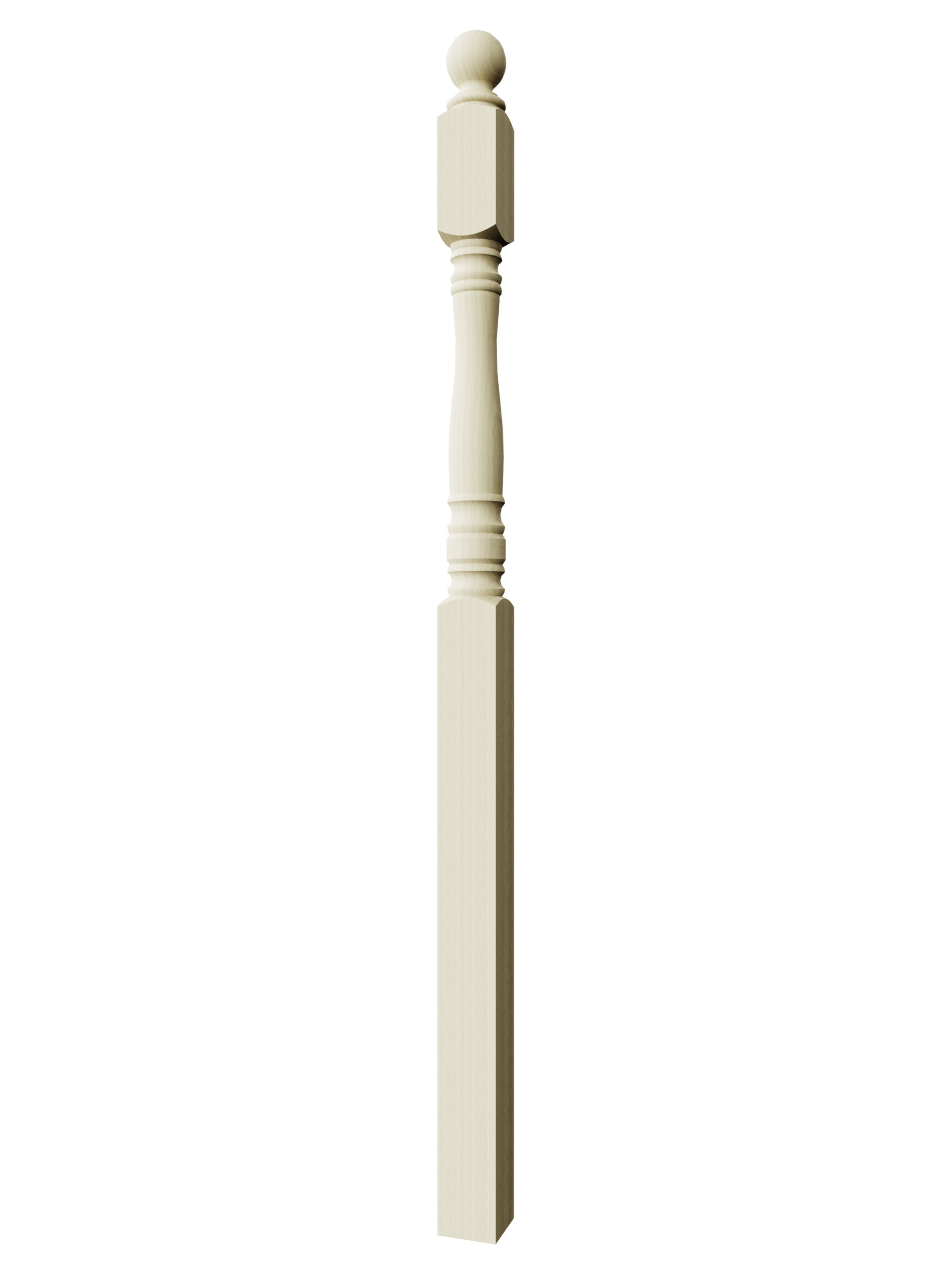 Hampton 3500BT Series Ball Top Newel Post (3")