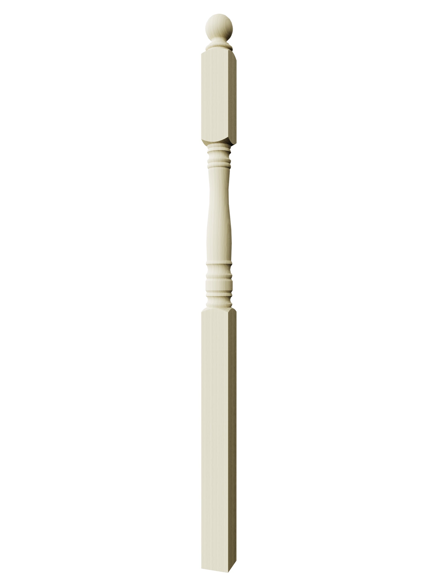 Hampton 3500BT Series Ball Top Newel Post (3")