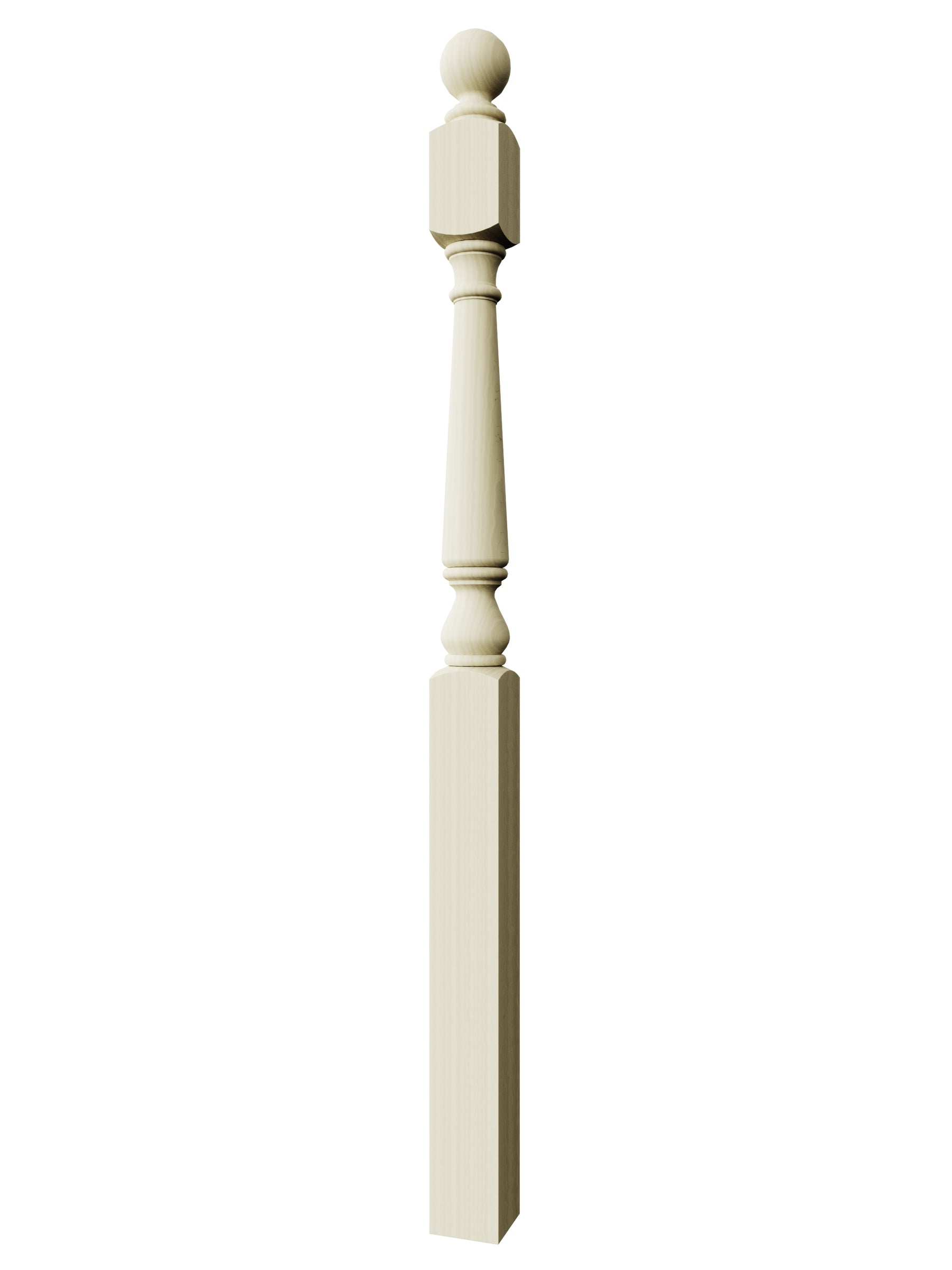 Colonial 4010BTS Series Ball Top Newel Post (3")