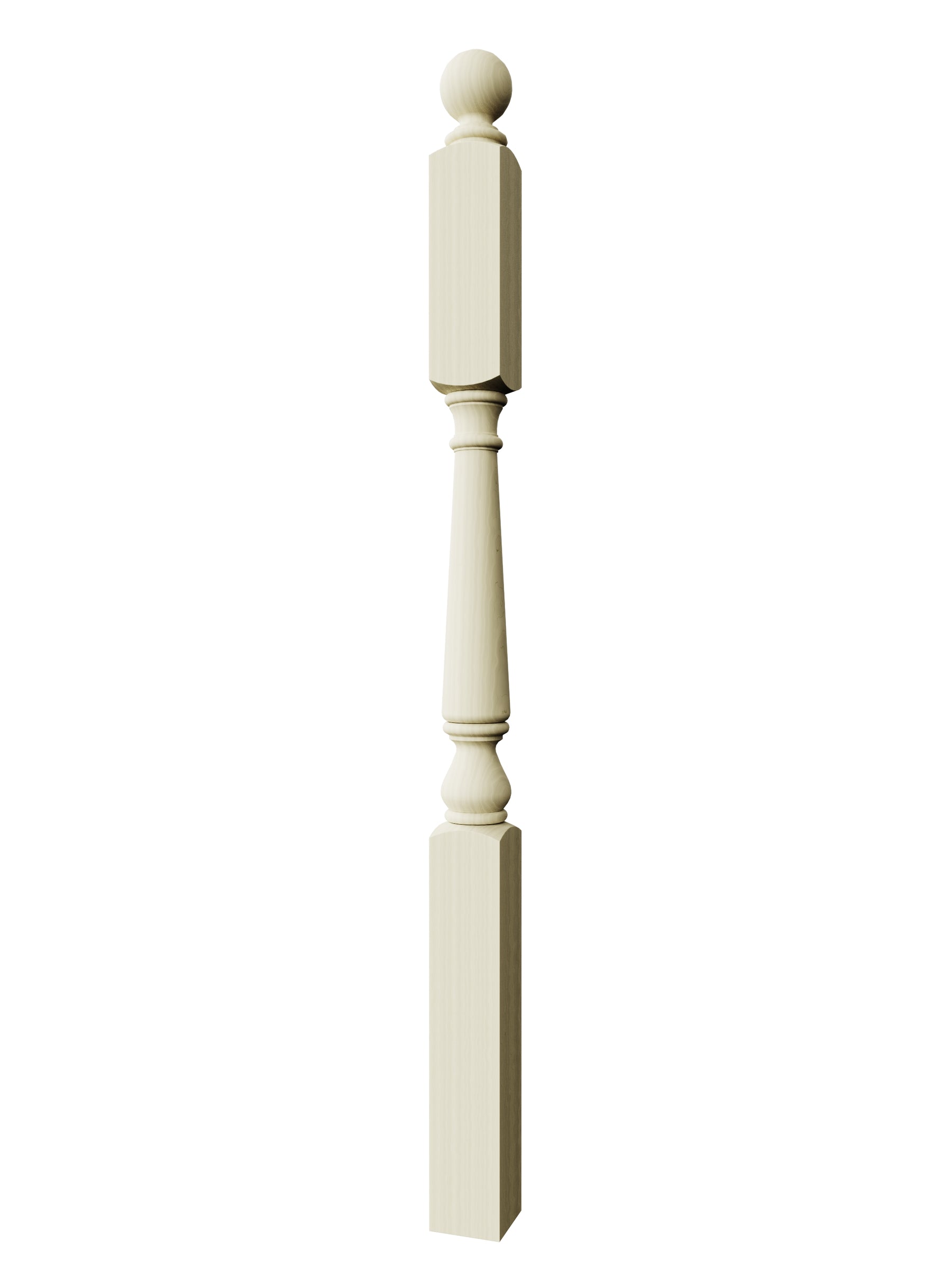 Colonial 4010BTS Series Ball Top Newel Post (3")