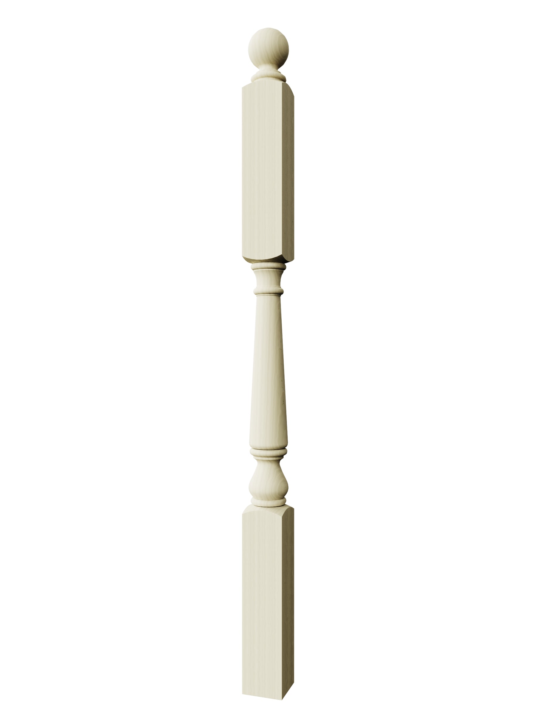 Colonial 4010BTS Series Ball Top Newel Post (3")