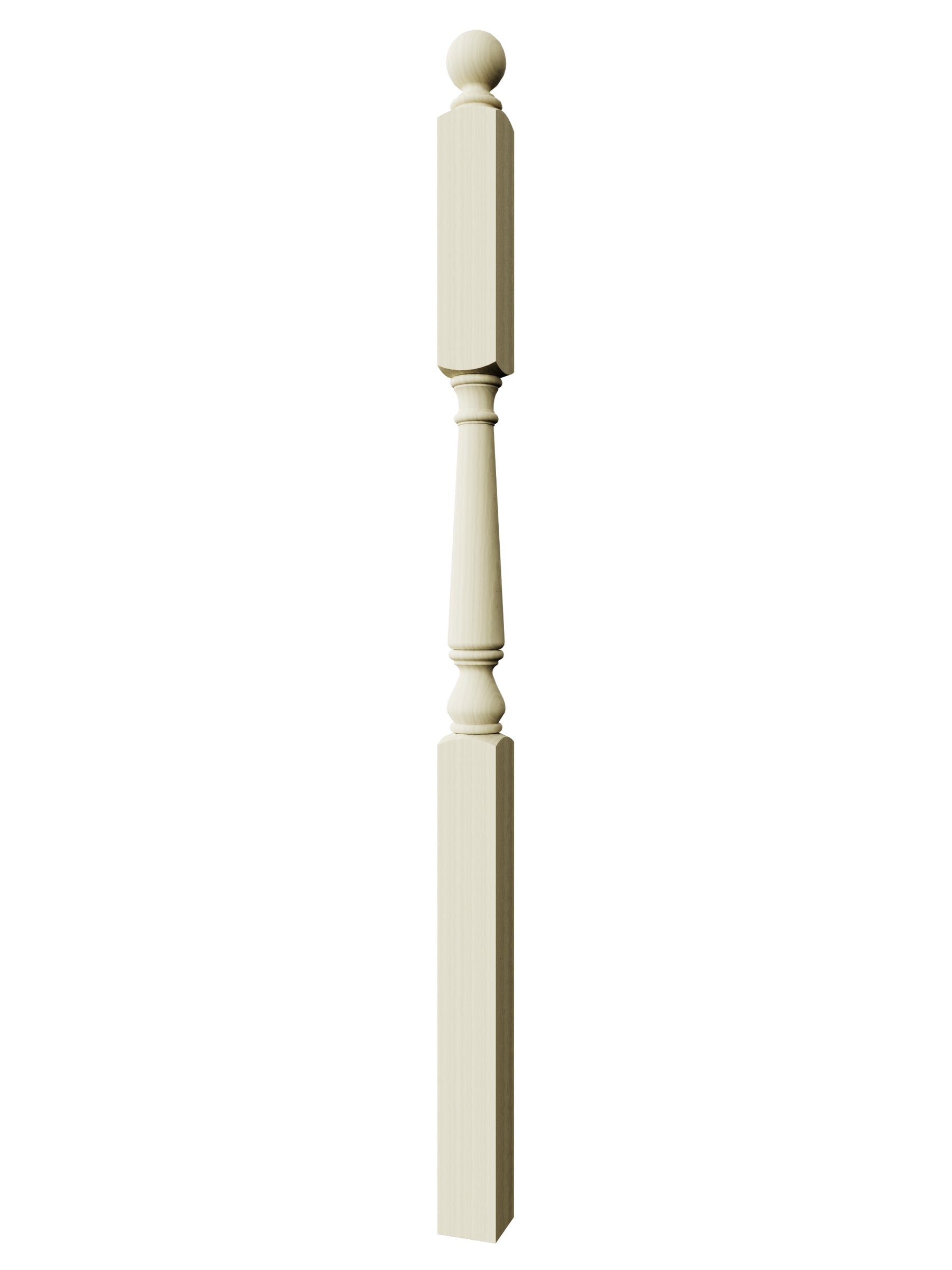 Colonial 4010BTS Series Ball Top Newel Post (3")