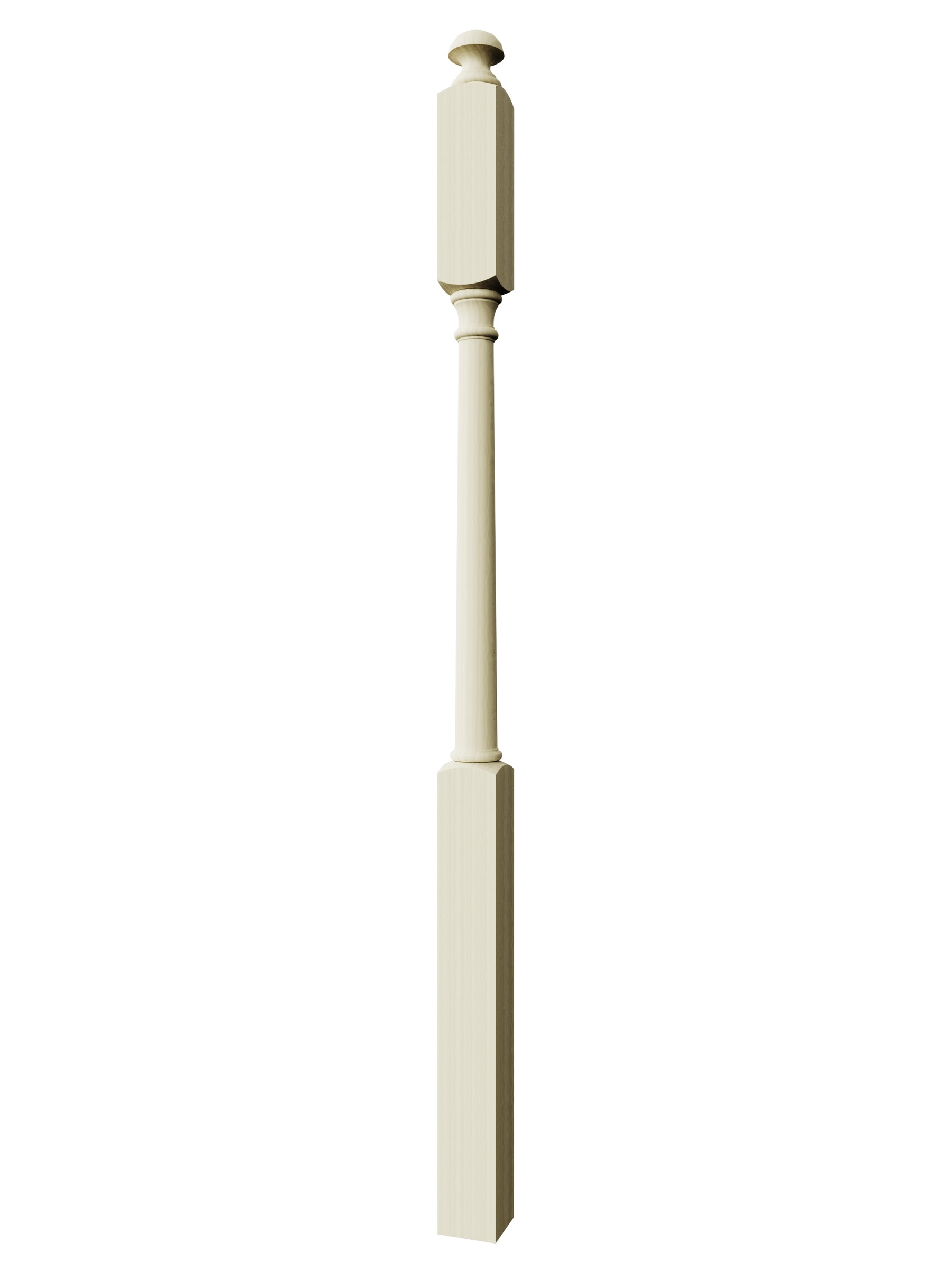 Colonial 4040MT Series Mushroom Top Newel Post (3")