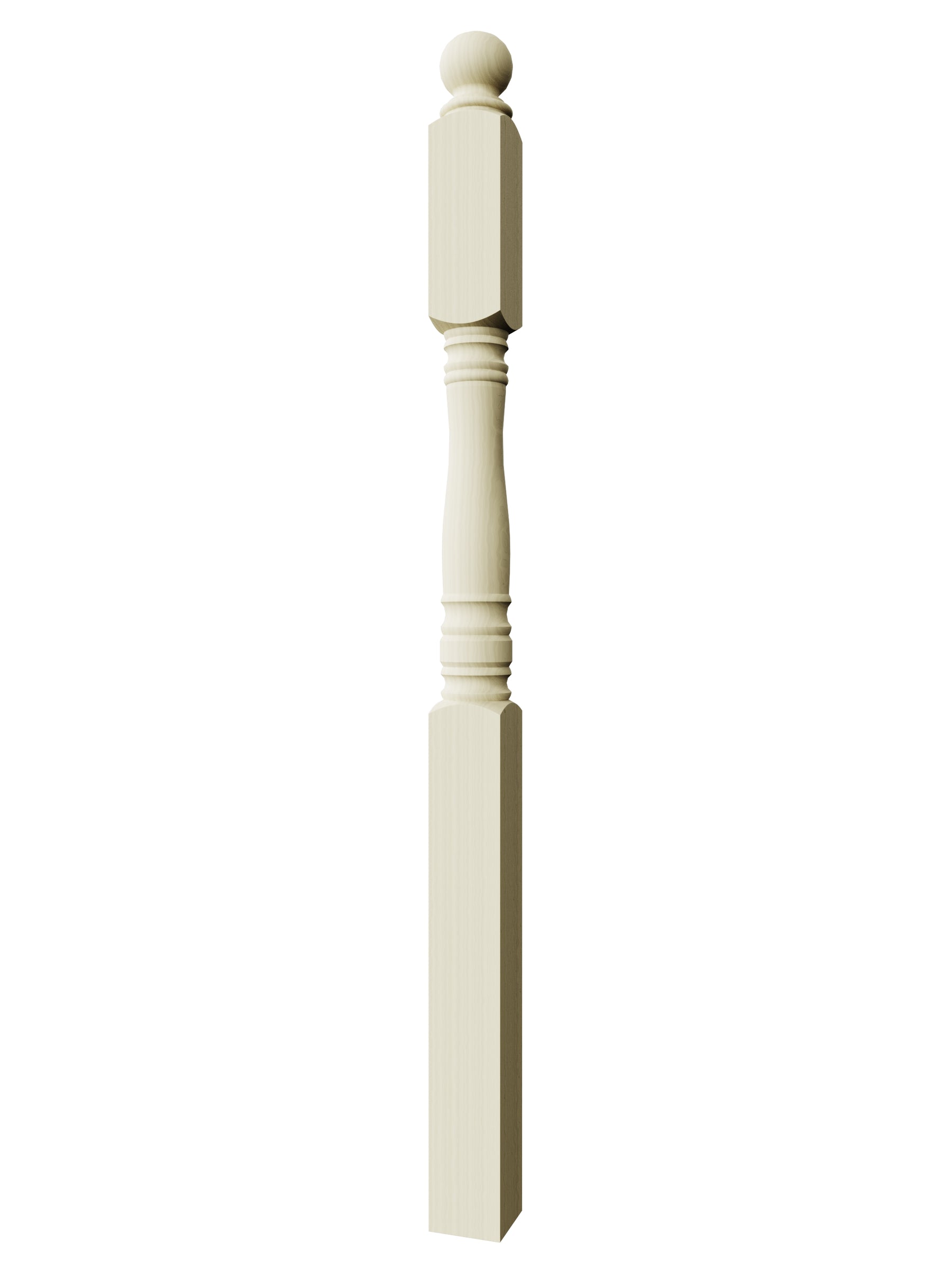 Hampton 4500BT Series Ball Top Newel Post (3-1/2")