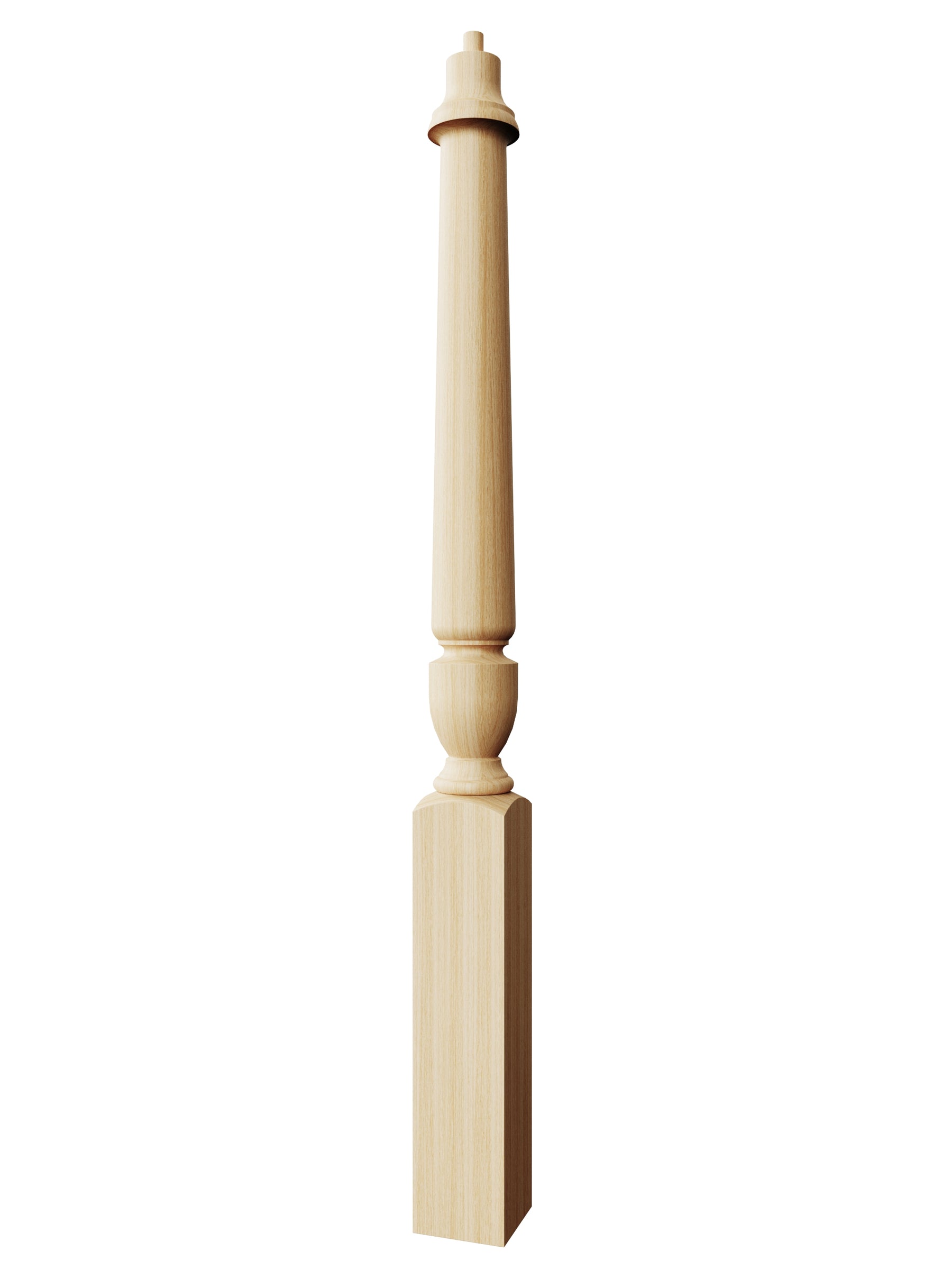 Stockbridge 3010PL-PT Series Pin Top Newel Post (3-1/2")