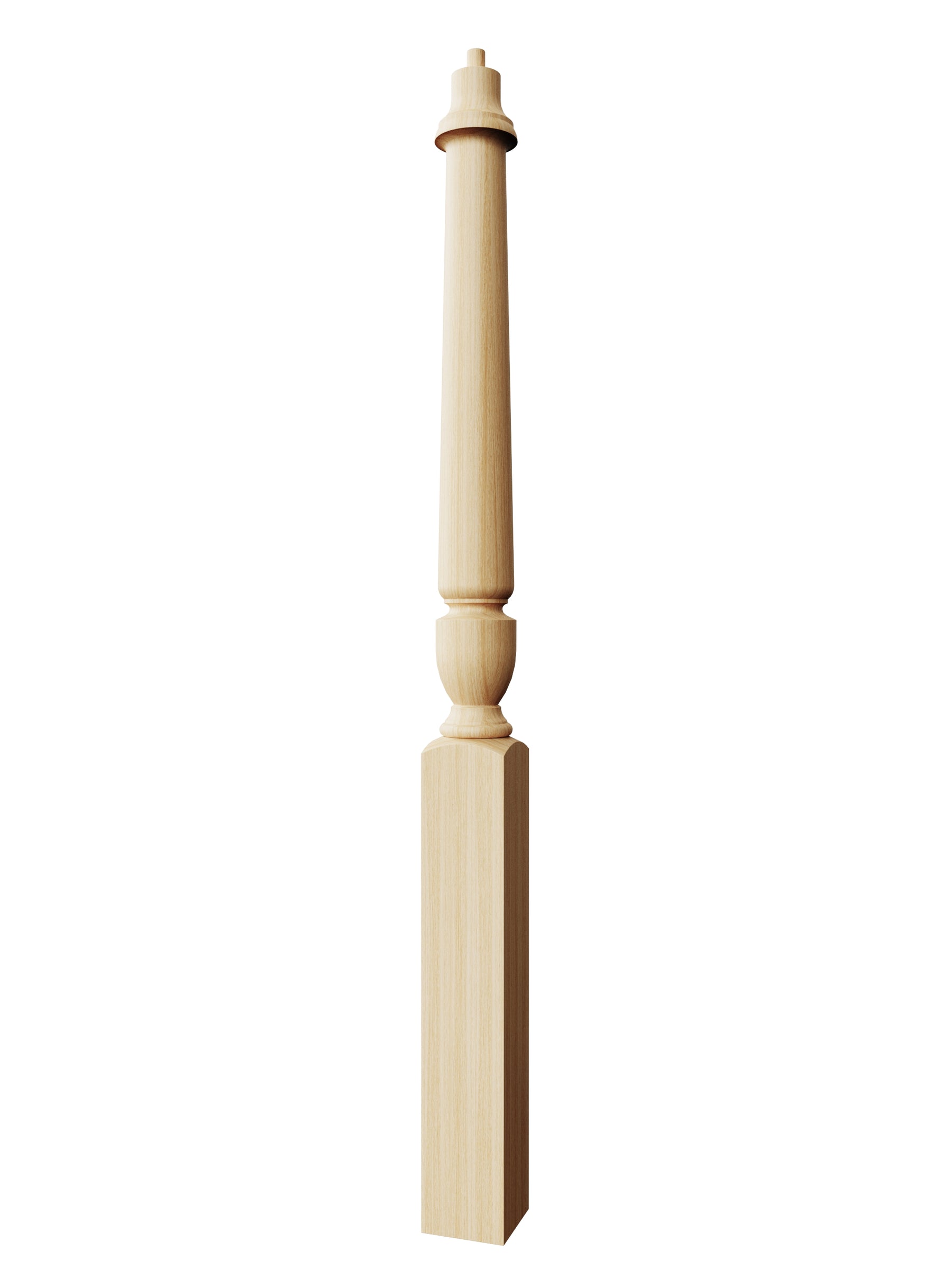 Stockbridge 3010PL-PT Series Pin Top Newel Post (3-1/2")