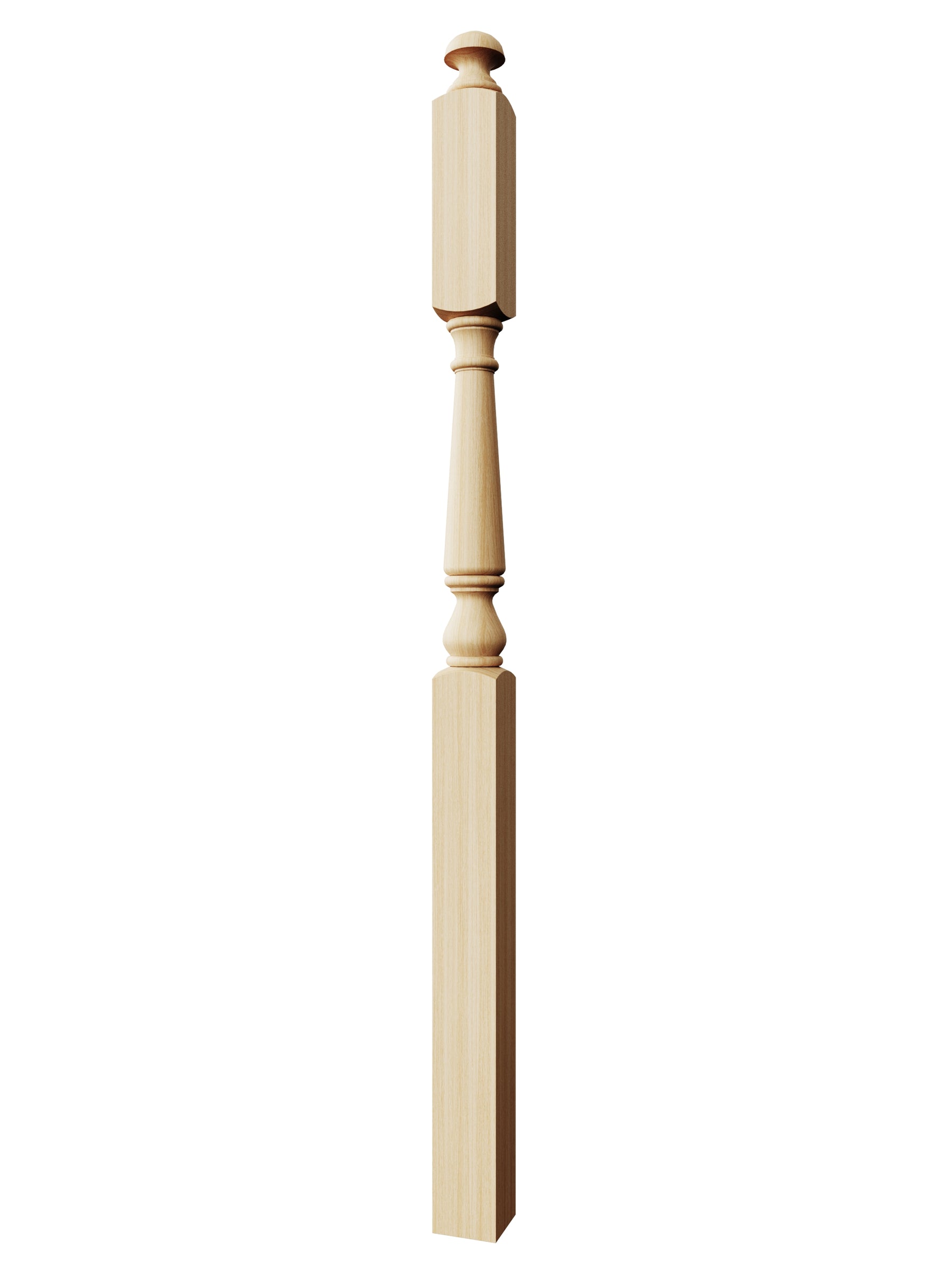 Colonial 4010MT Series Mushroom Top Newel Post (3")
