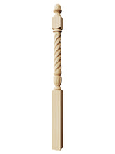 Stockbridge 3010T-AT Series Acorn Top Newel Post - Twist (3-1/2")