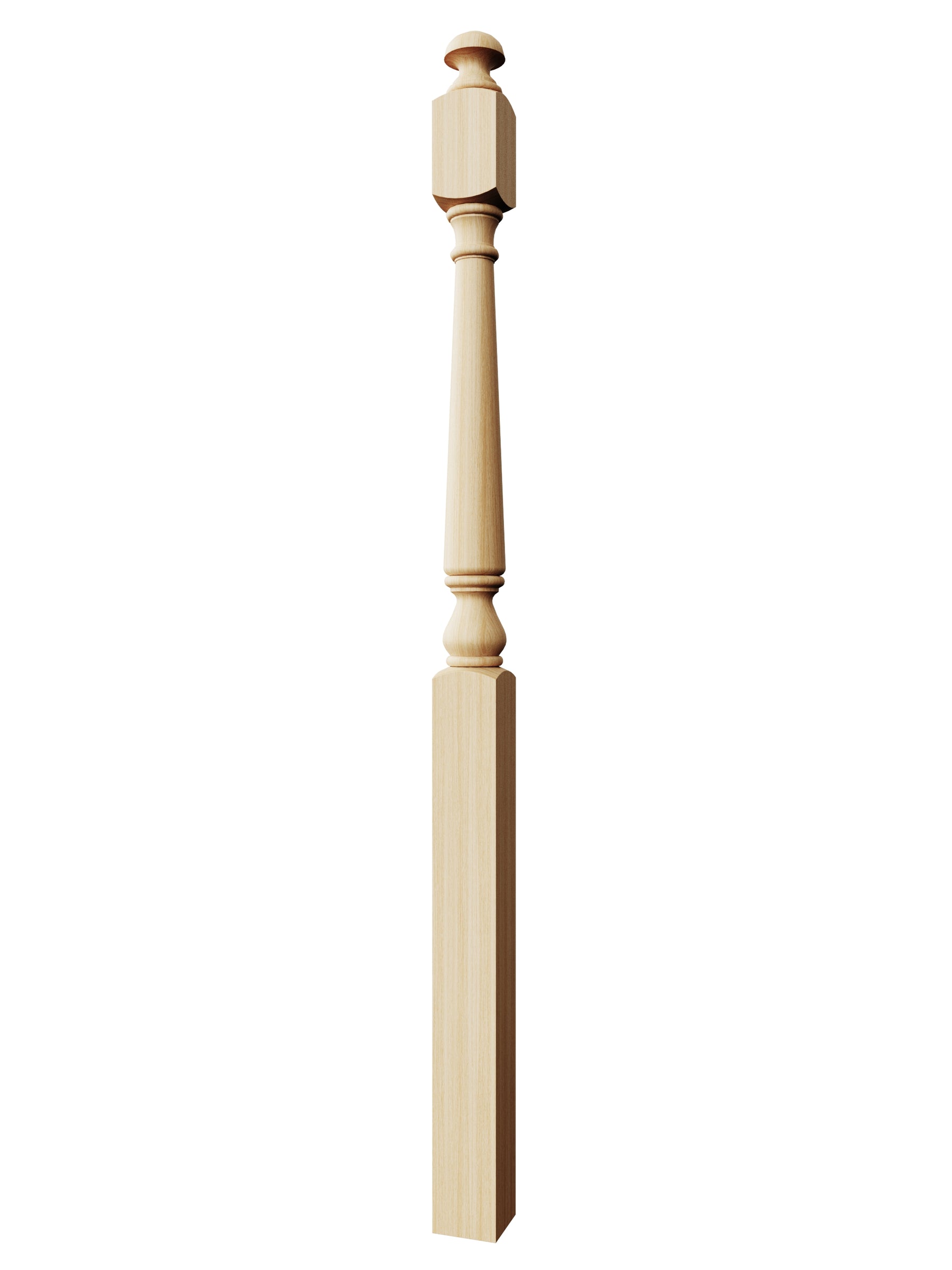 Colonial 4010MT Series Mushroom Top Newel Post (3")