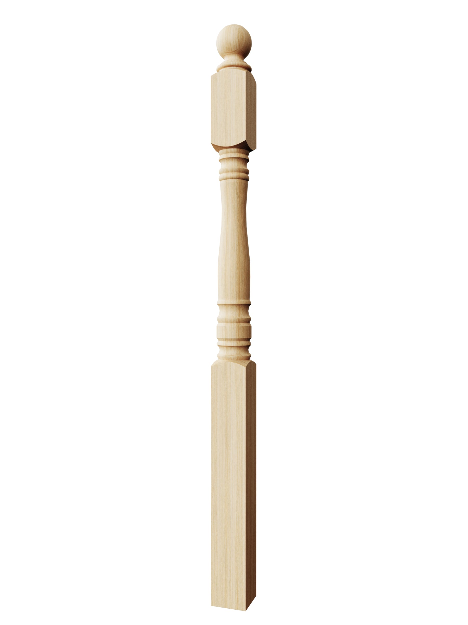 Hampton 3500BT Series Ball Top Newel Post (3")