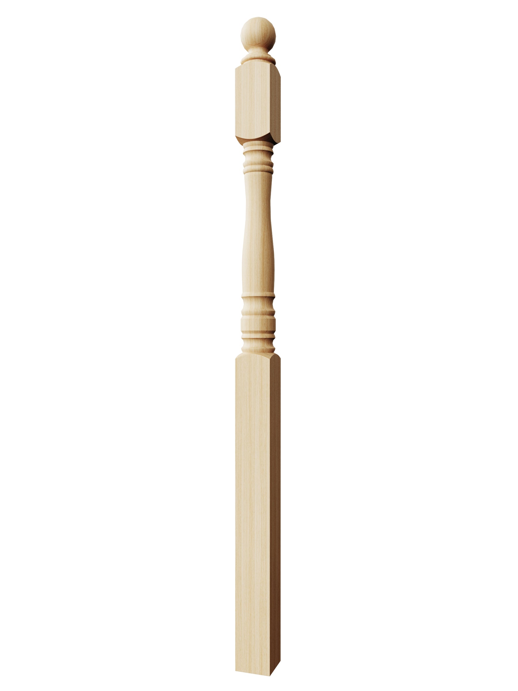 Hampton 3500BT Series Ball Top Newel Post (3")