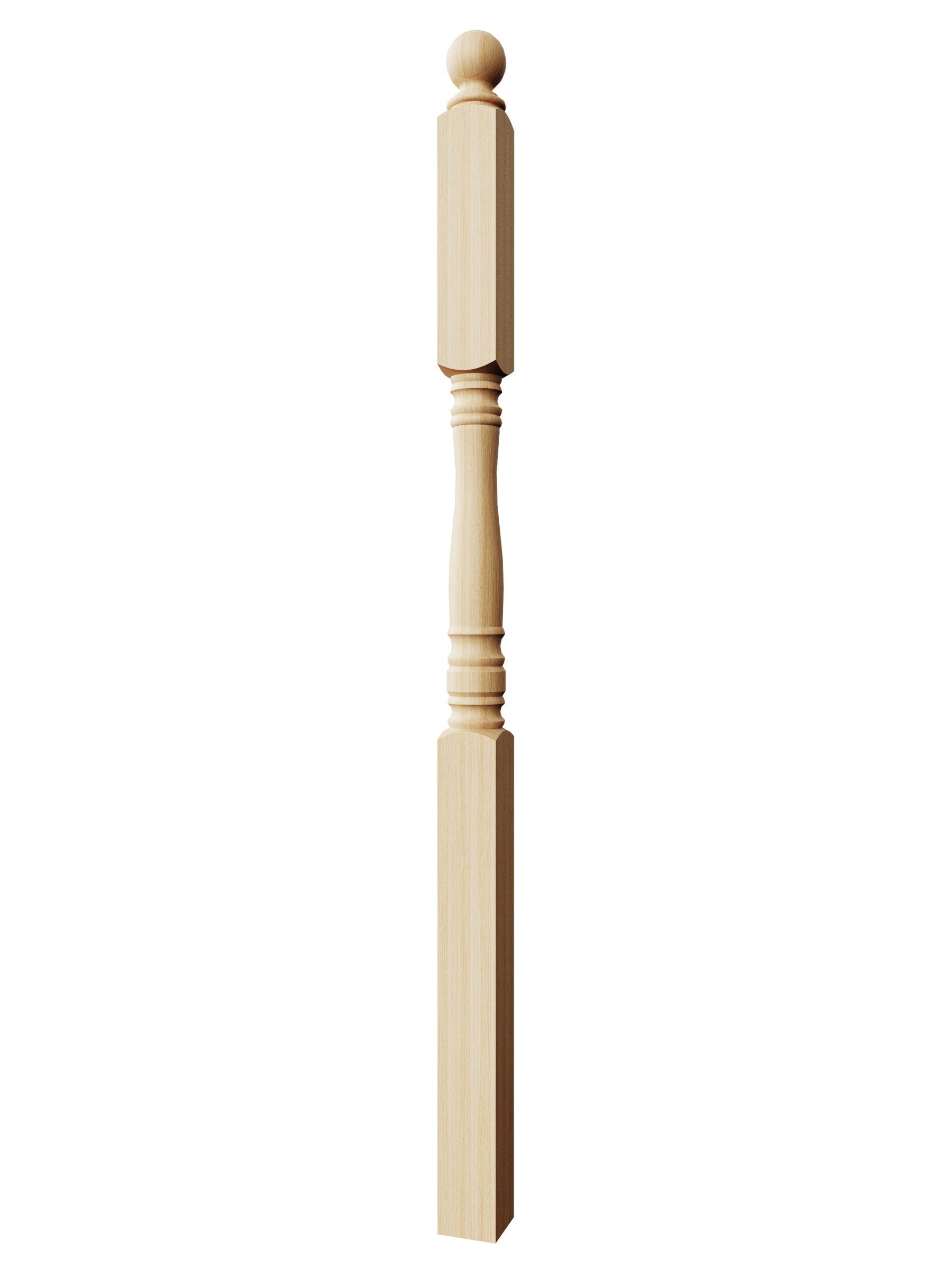 Hampton 3500BT Series Ball Top Newel Post (3")