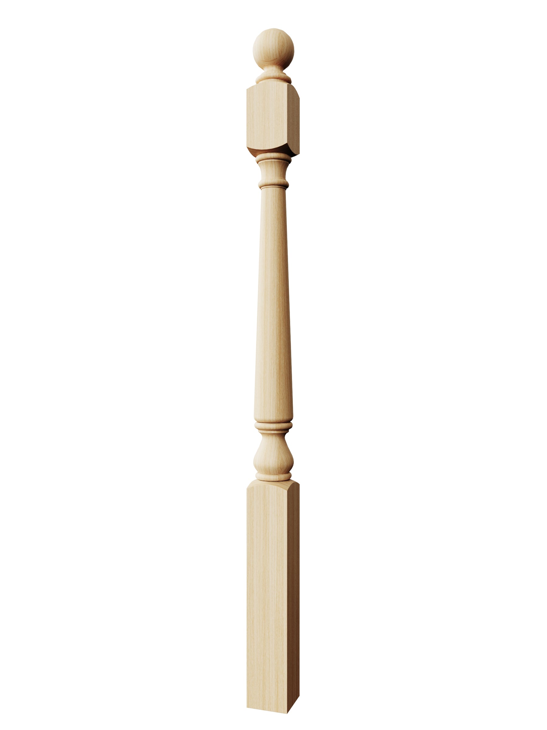 Colonial 4010BT Series Ball Top Newel Post (3")