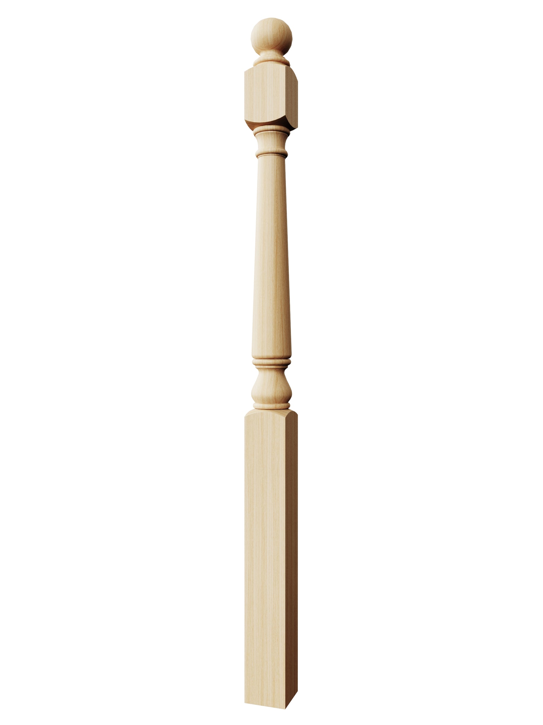 Colonial 4020BT Series Ball Top Newel Post (3-1/2")