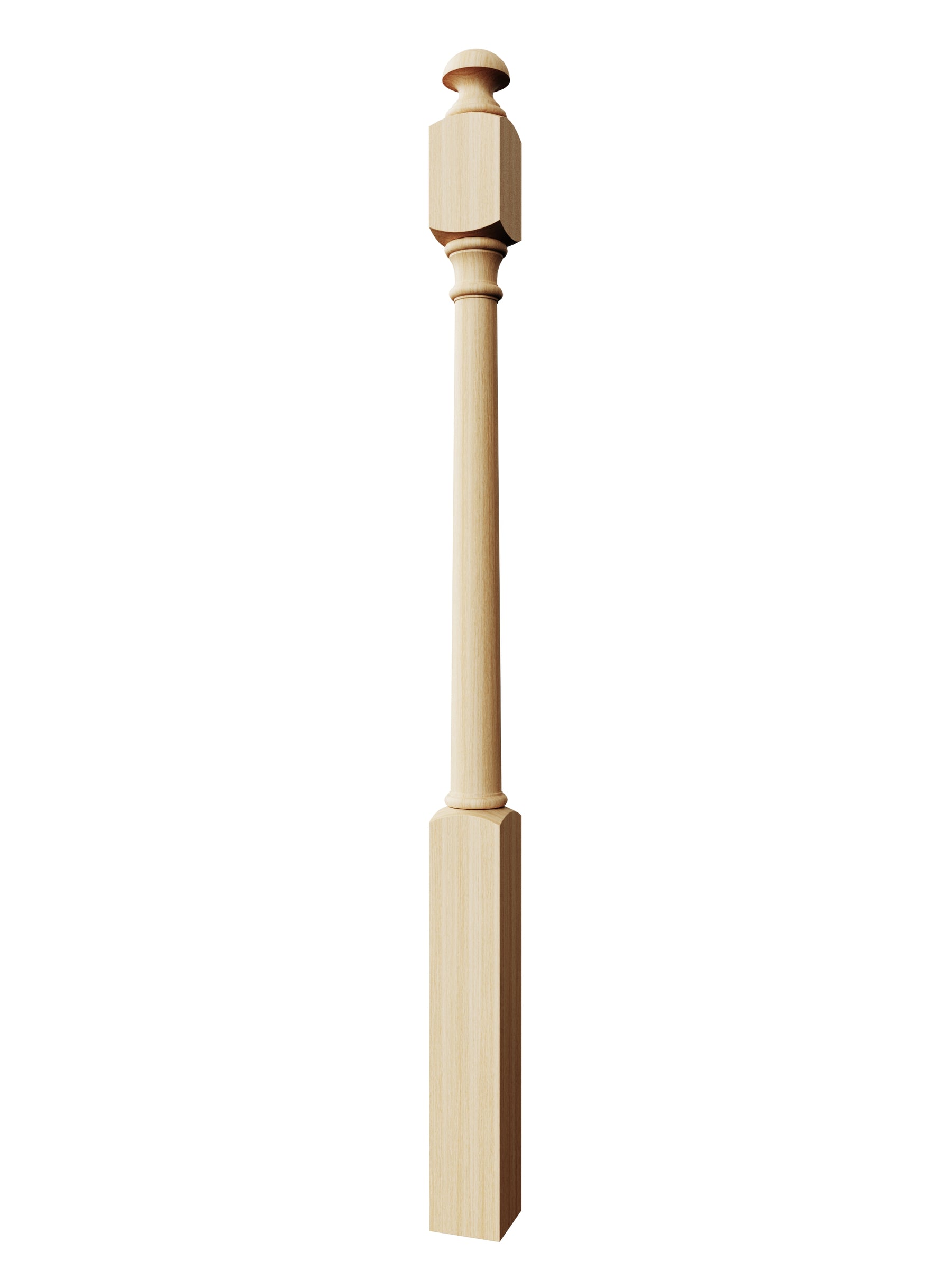 Colonial 4040MT Series Mushroom Top Newel Post (3")