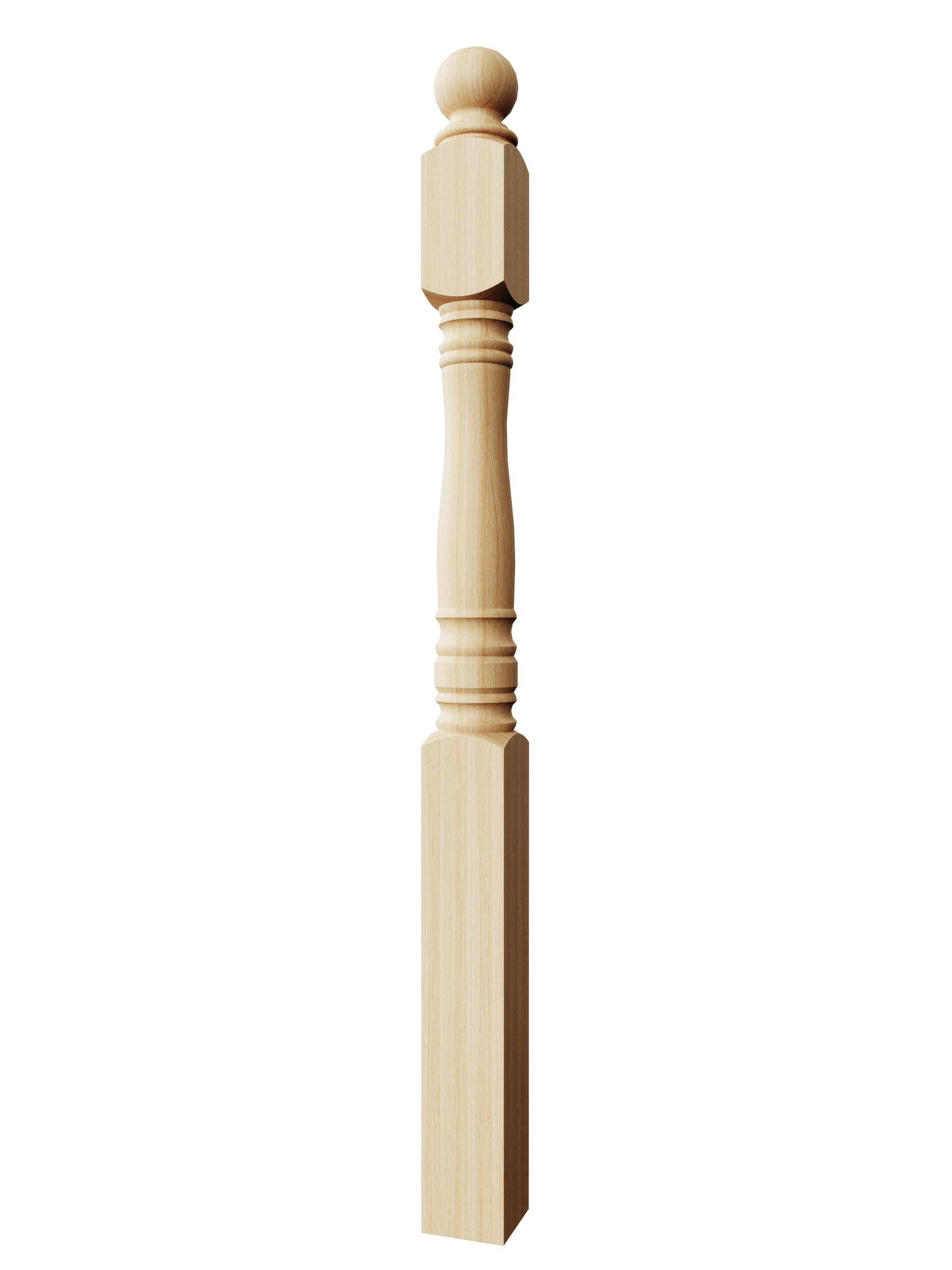 Hampton 4500BT Series Ball Top Newel Post (3-1/2")