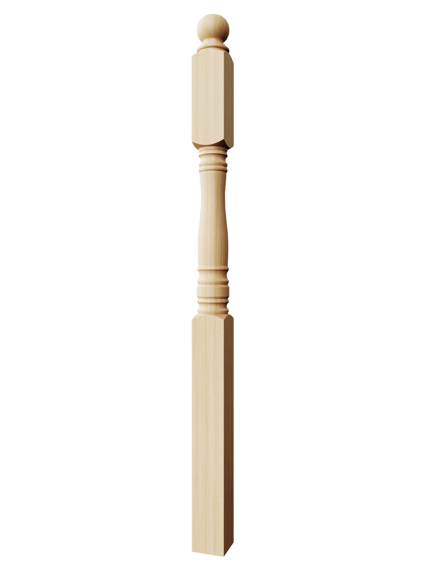 Hampton 4500BT Series Ball Top Newel Post (3-1/2")