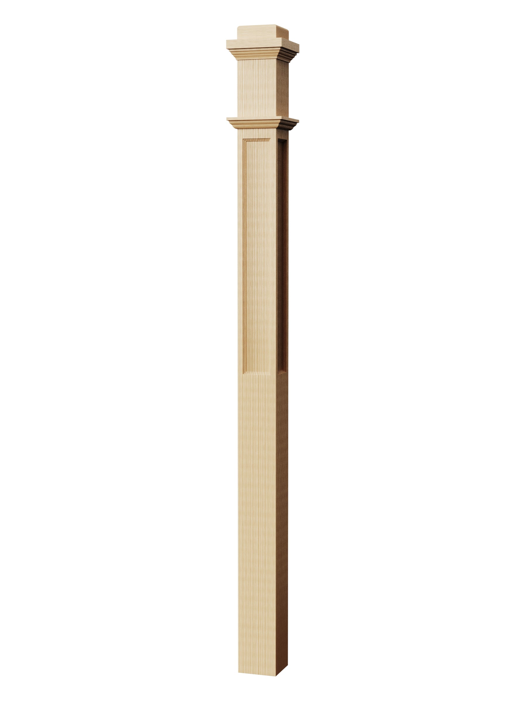 Box Newel 4075FP - Flat Panel (3-1/2")