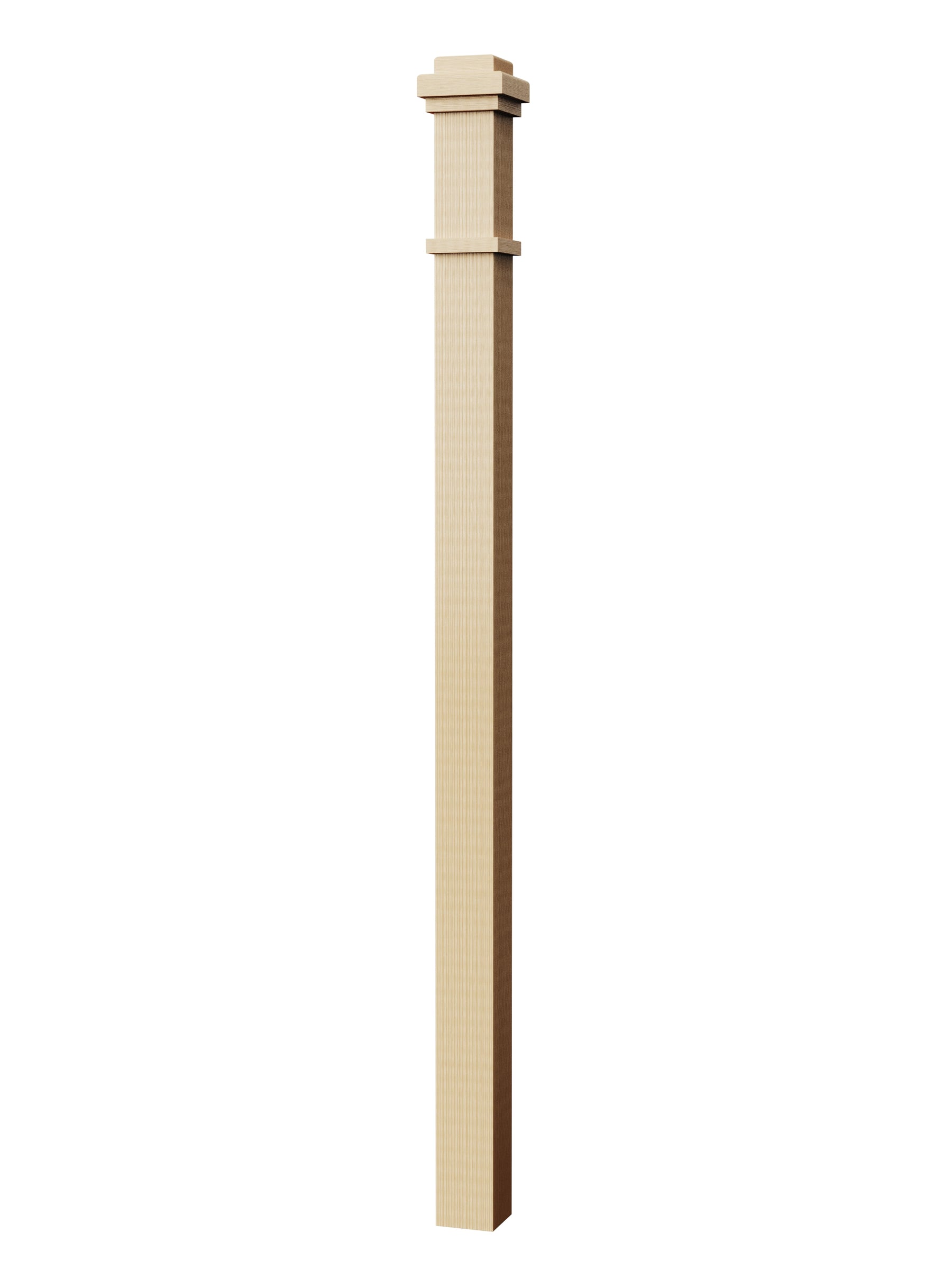 Box Newel 4075M - Mission Style (3-1/2")