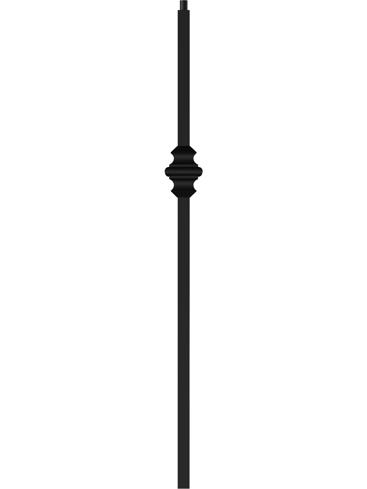 Iron Newel TN60 - 1-3/16" Square - Single Knuckle