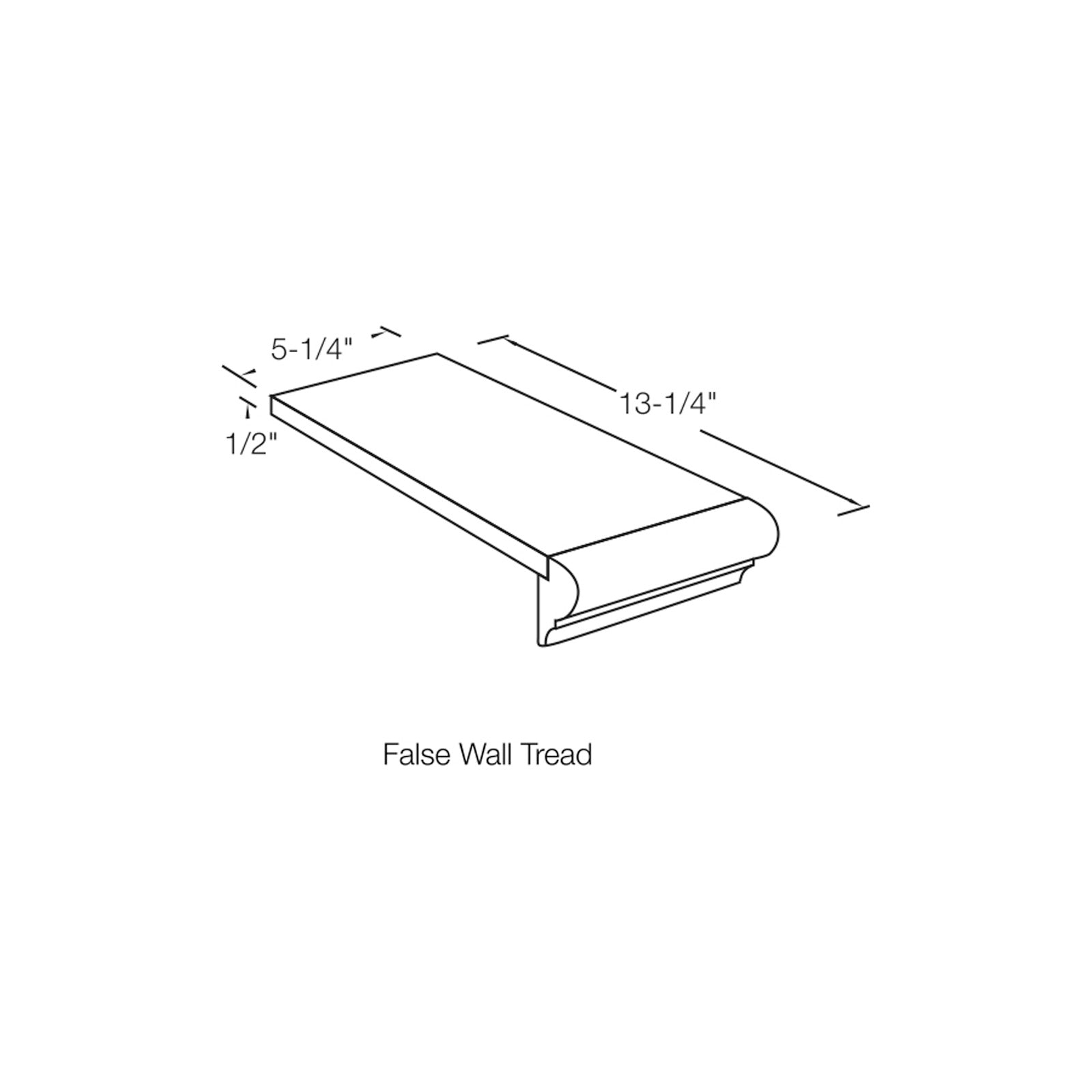 Tread 8172 - False Wall Tread