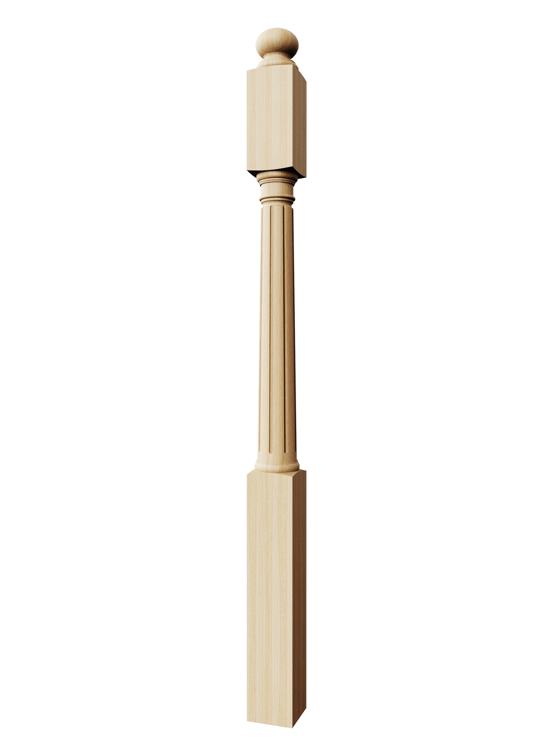 Tropicana Post to Post Newel (Fluted)