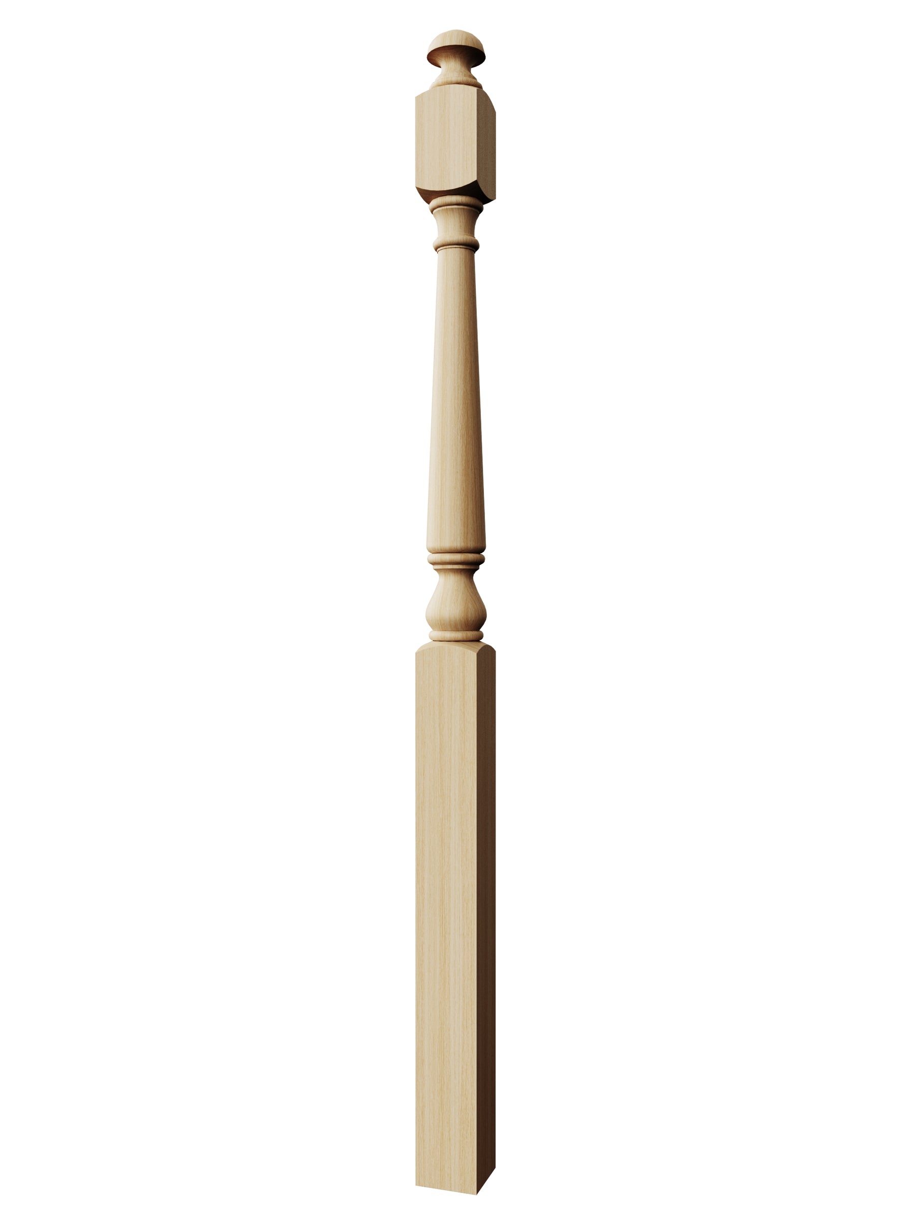 Colonial 4010MT Series Mushroom Top Newel Post (3")