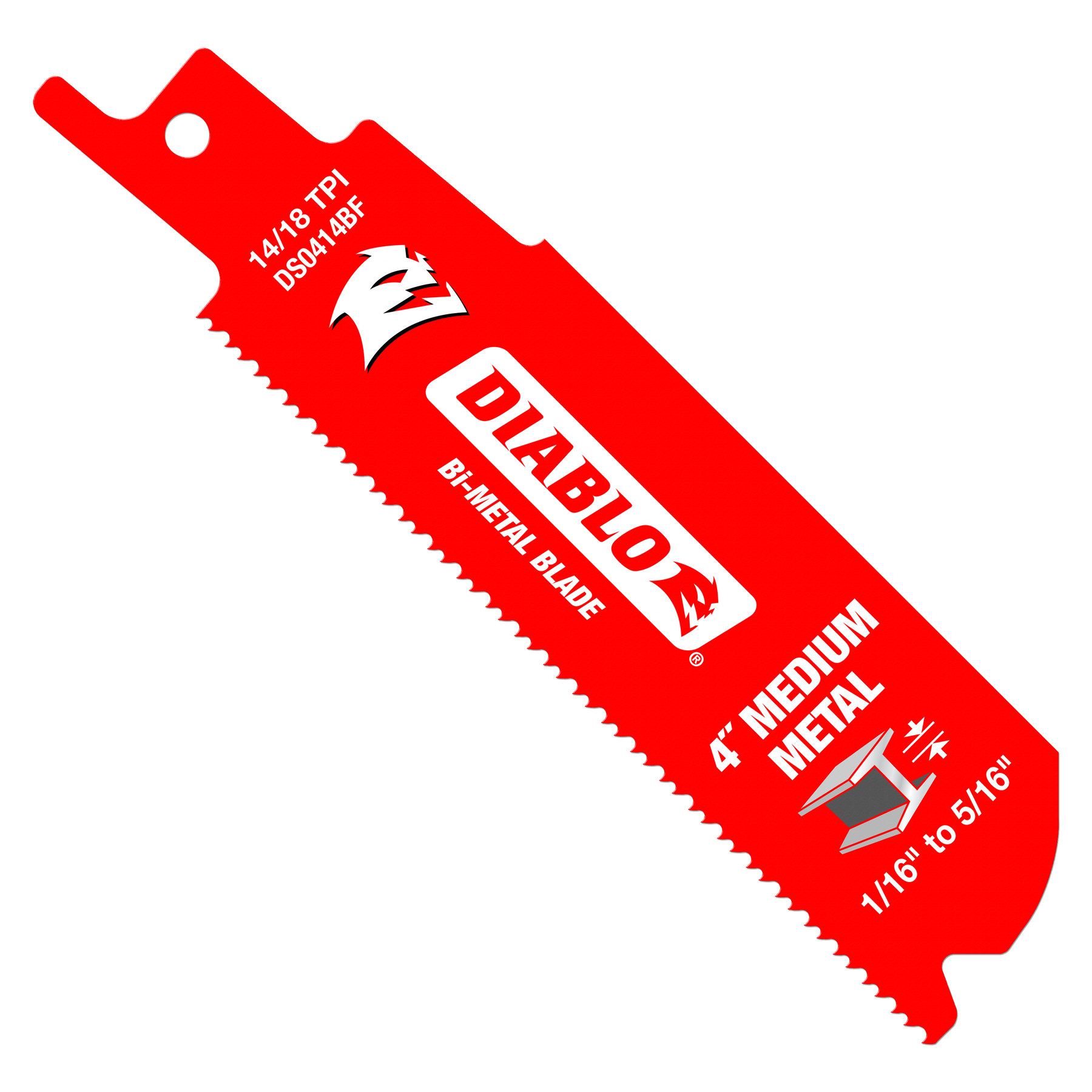 Diablo Bi-Metal Recip Blade for Medium Metal Cutting