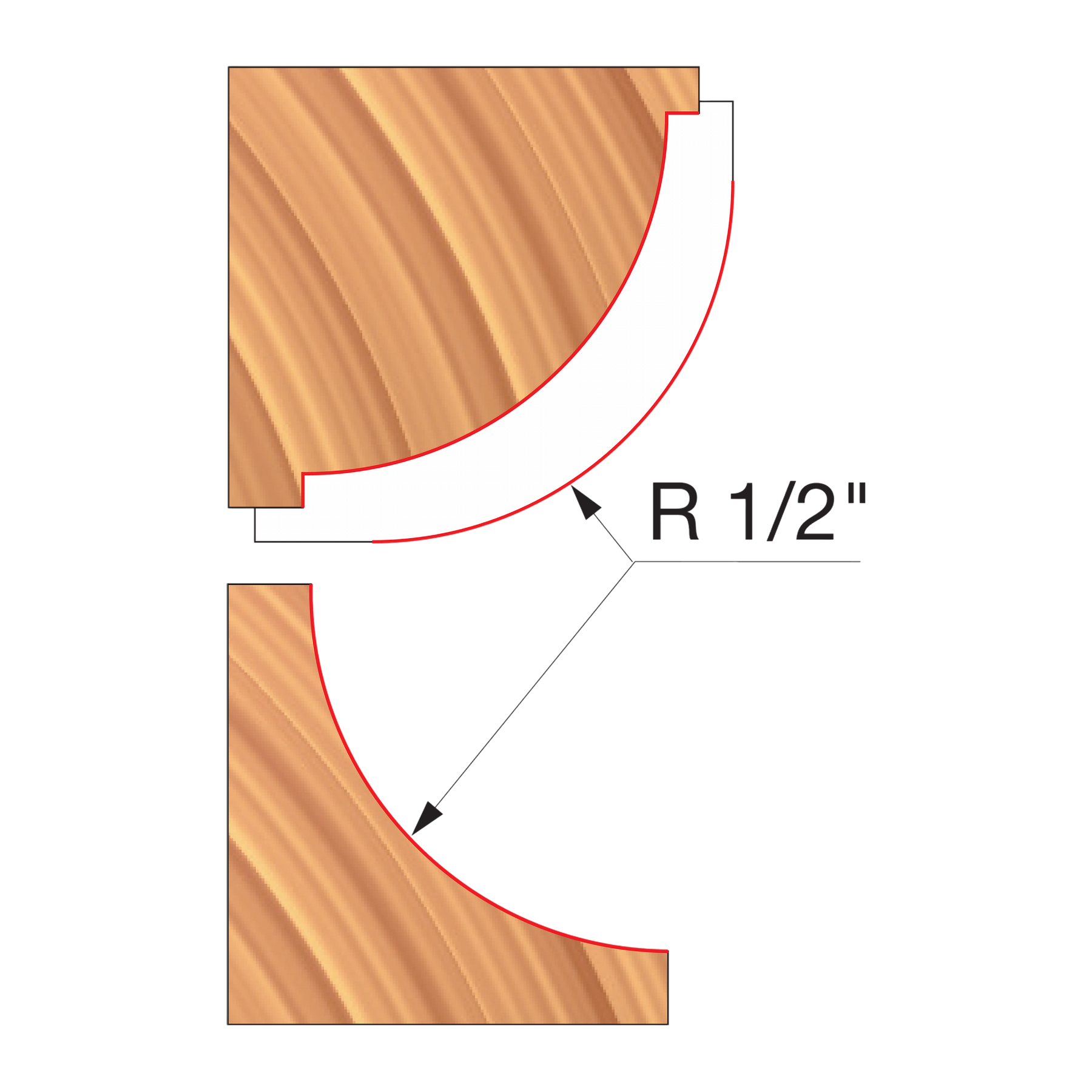 Freud Combination Convex & Concave Cutters Cutterheads