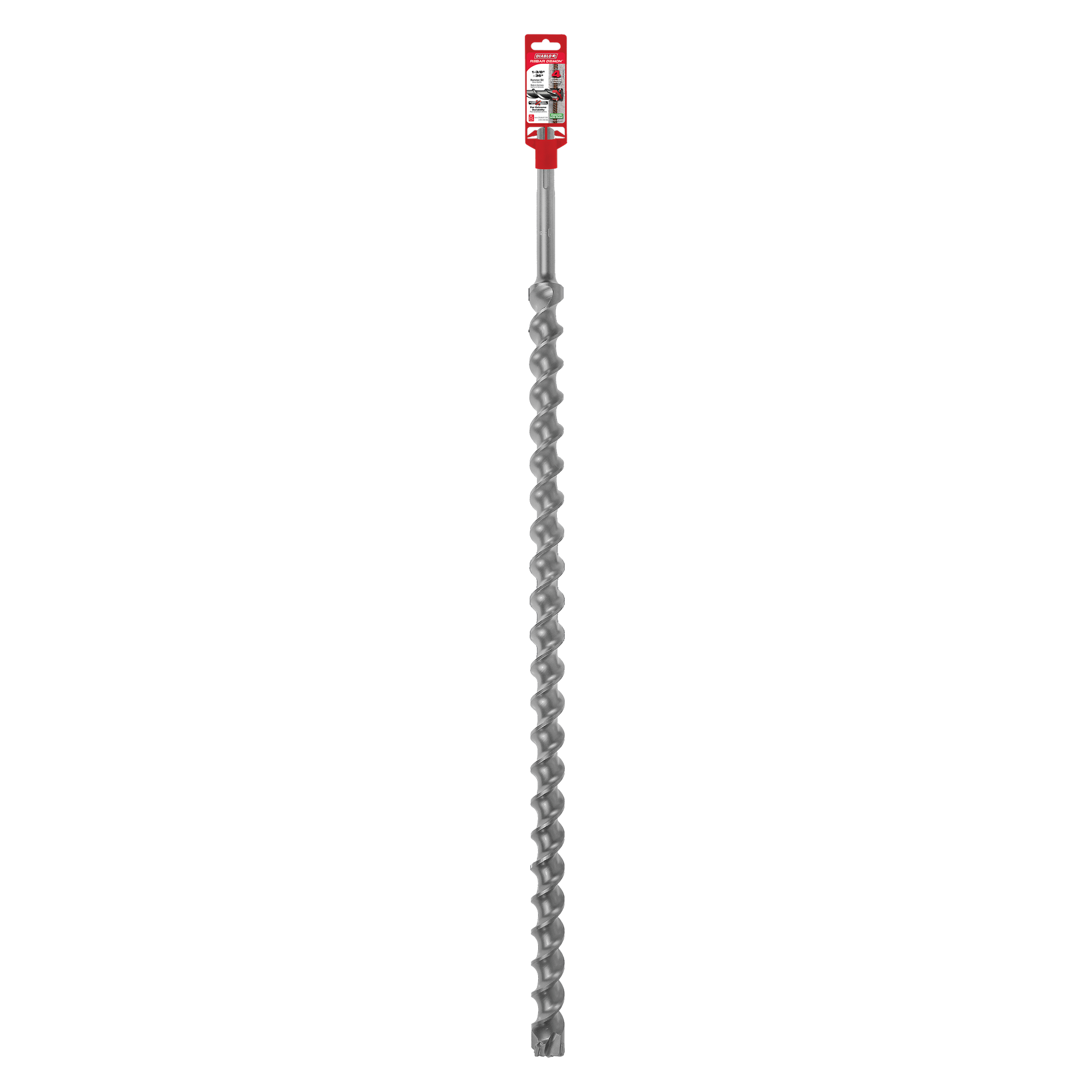 Diablo Rebar Demon™ SDS-Max 4-Cutter Full Carbide Head Hammer Drill Bit