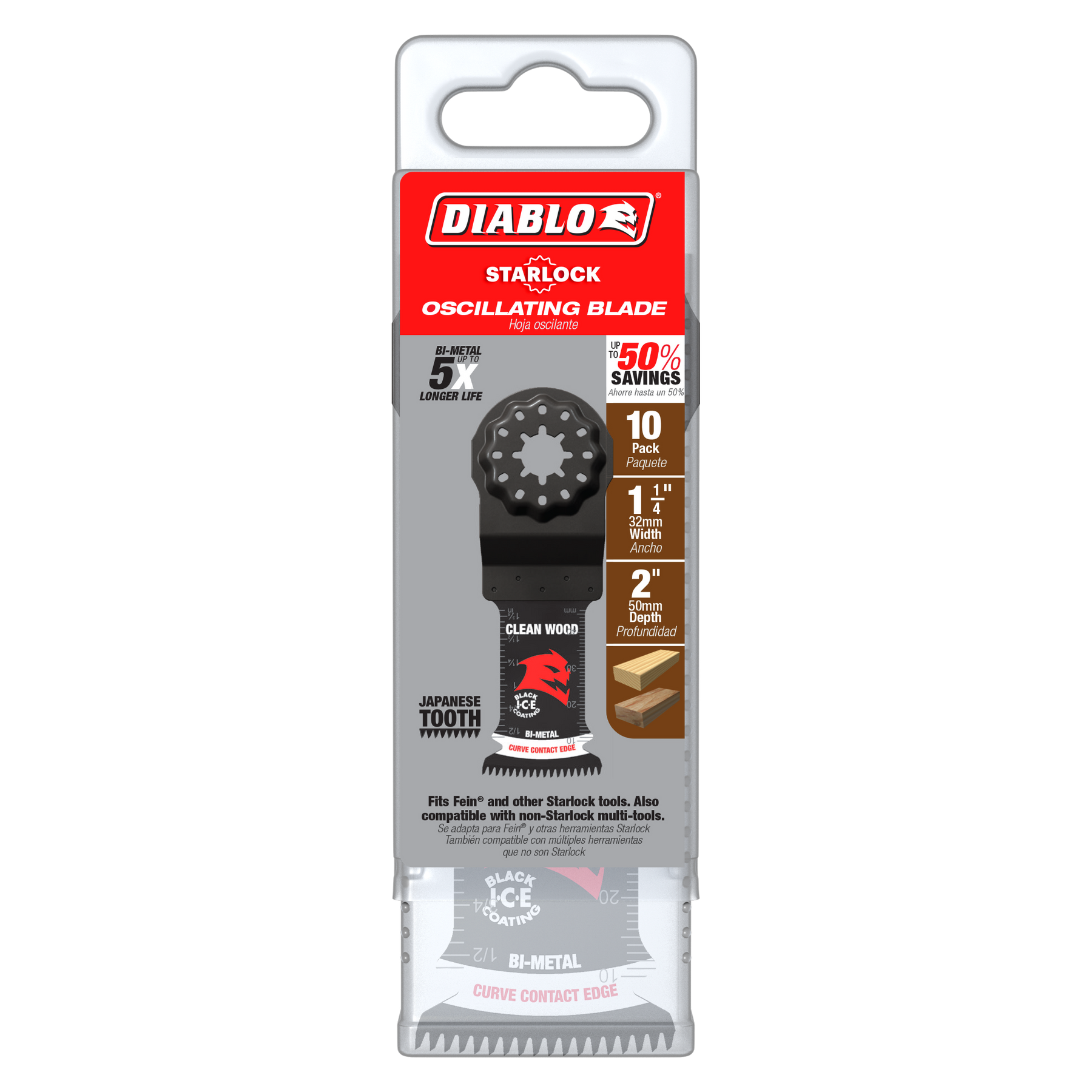 Diablo Bi-Metal Oscillating Blades for Clean Wood